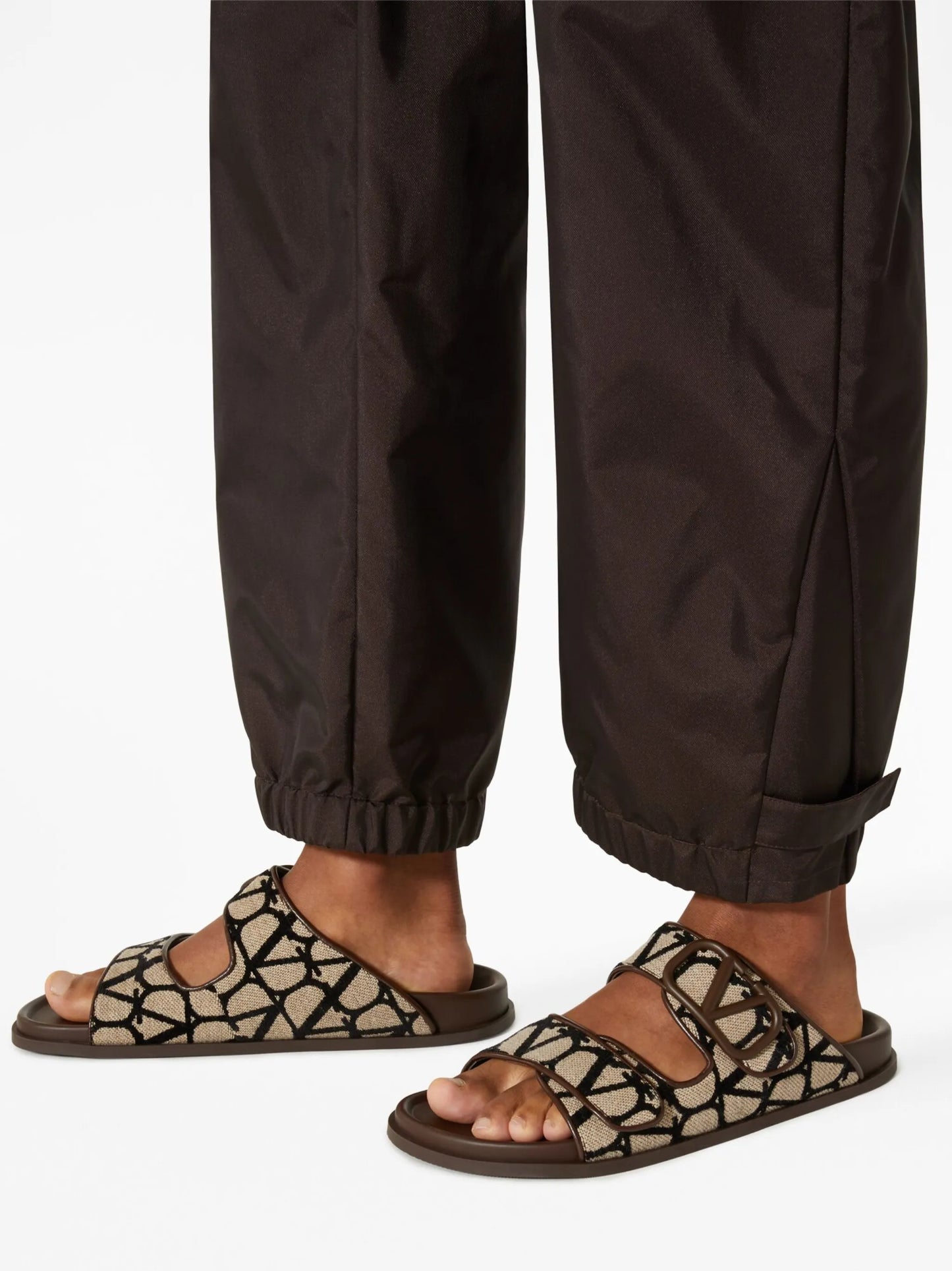 VLogo Toile Iconographe double-strap sandals