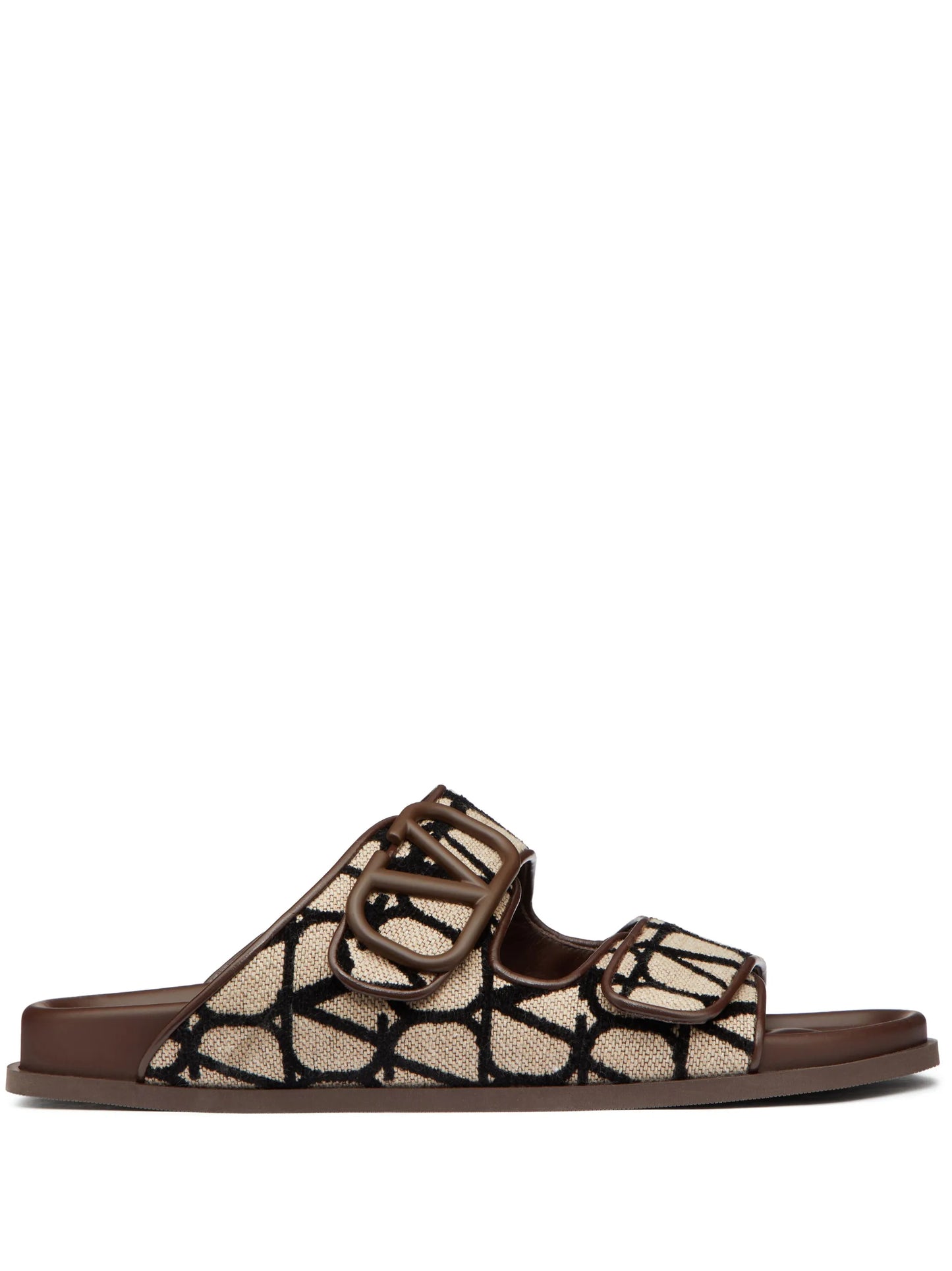 VLogo Toile Iconographe double-strap sandals