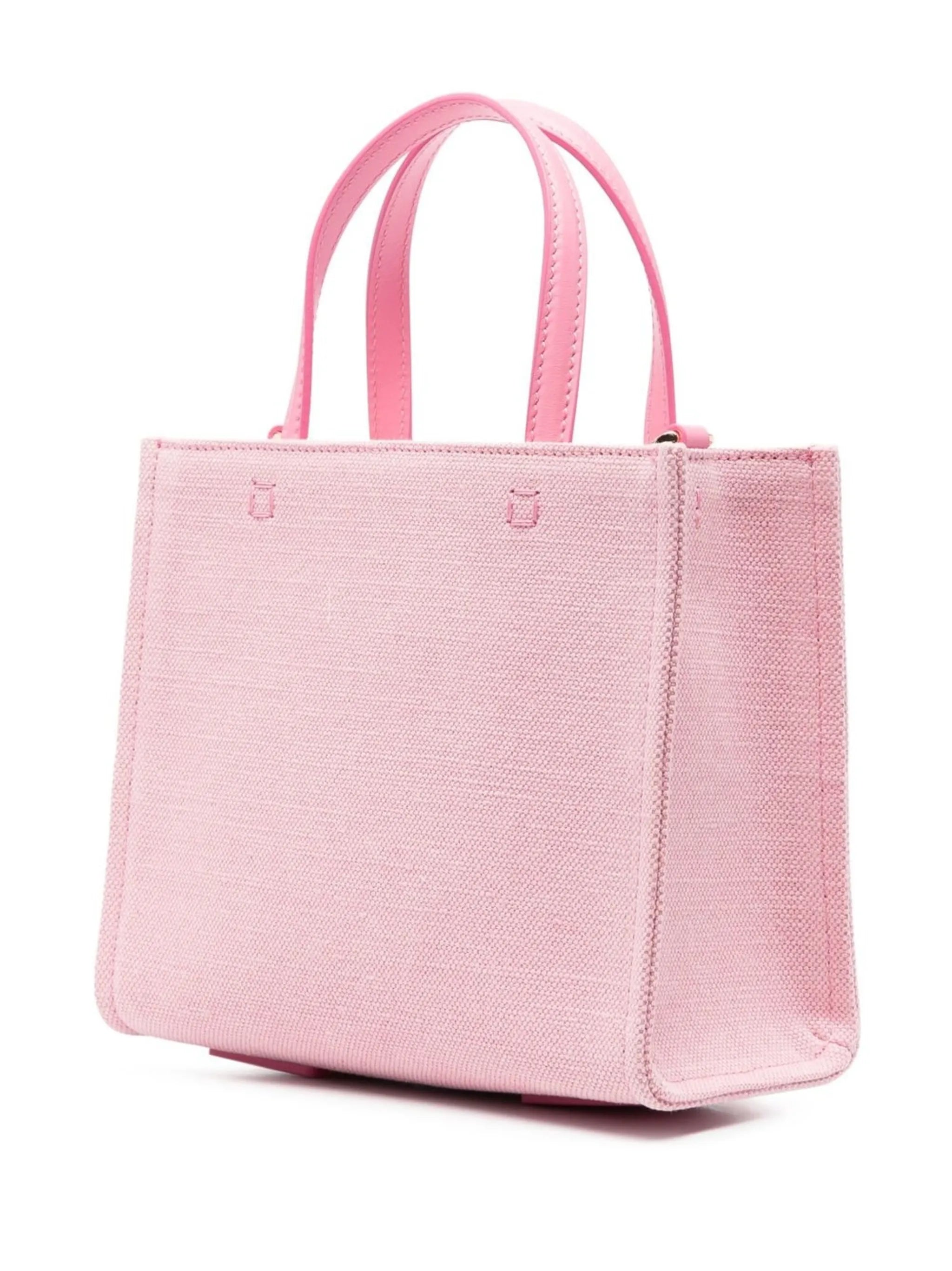 Pink Logo-Print Tote Bag