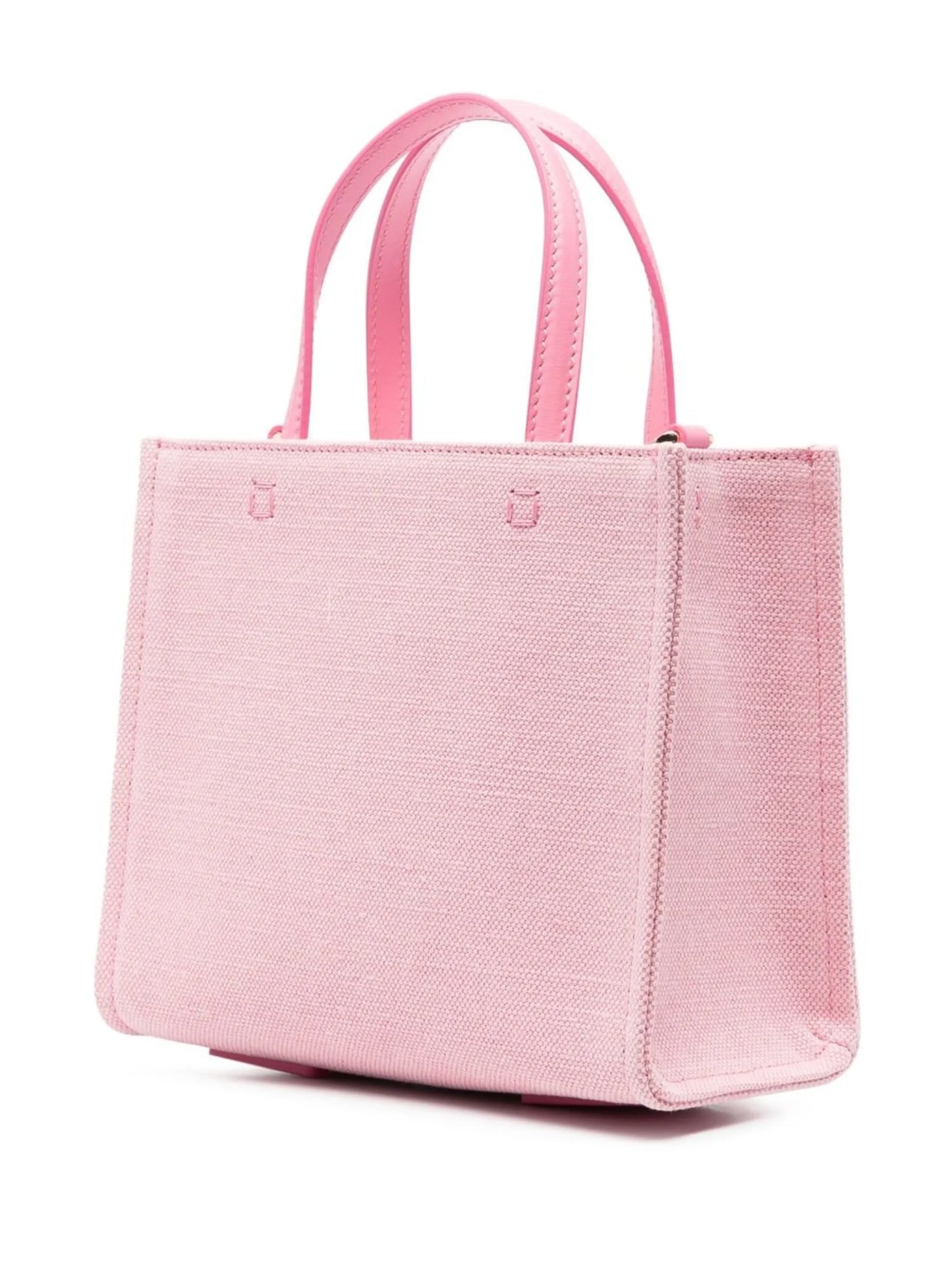Pink Logo-Print Tote Bag