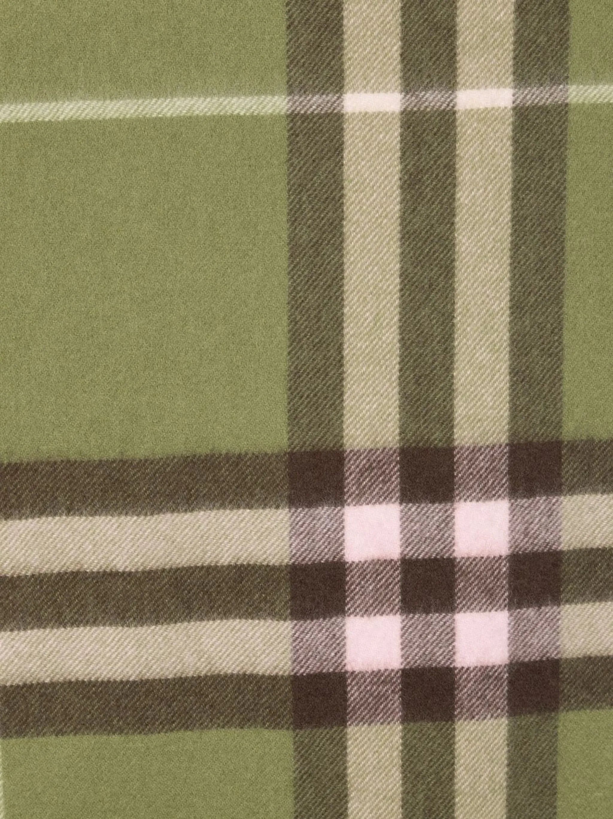 checked cashmere scarf