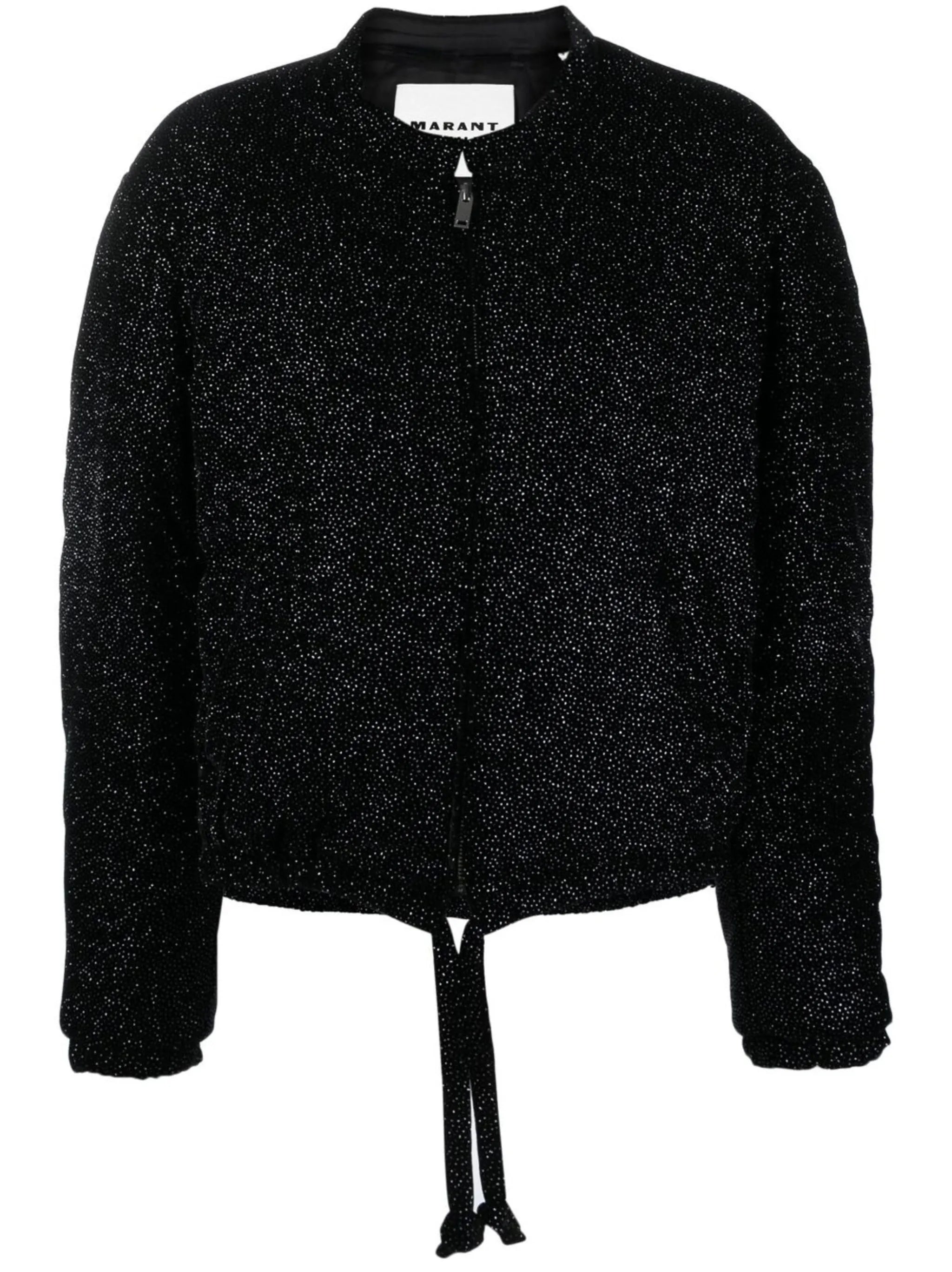Atala crystal-embellished velvet jacket