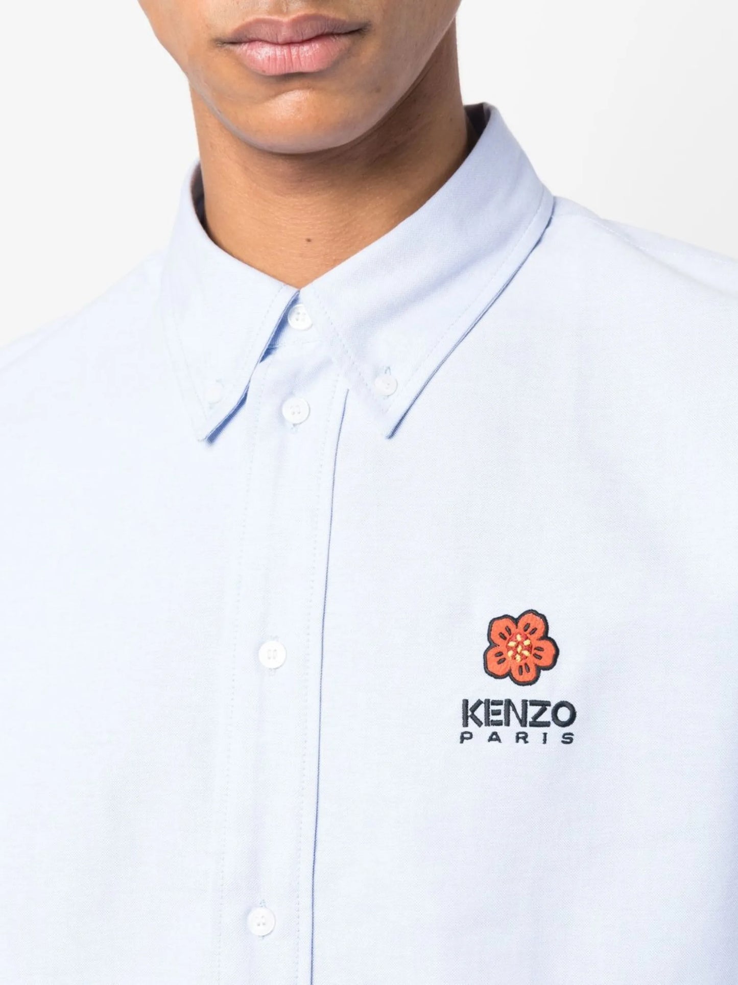logo-print shirt