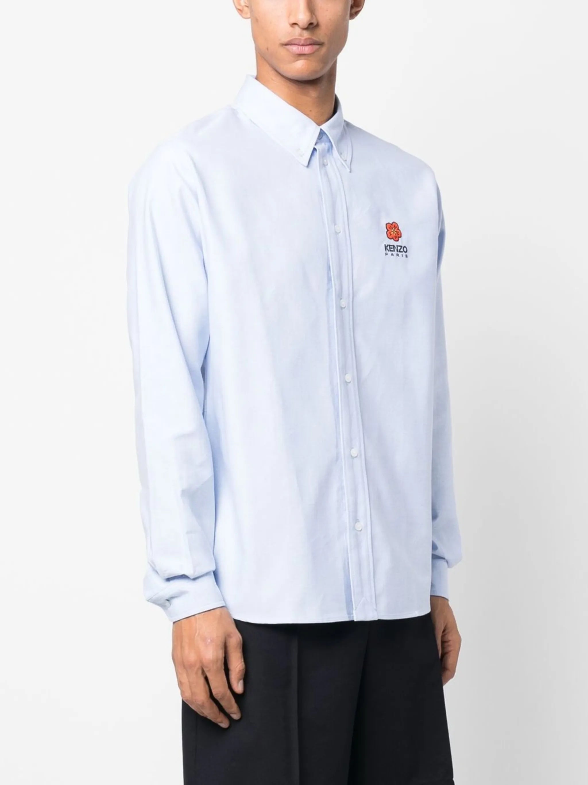 logo-print shirt