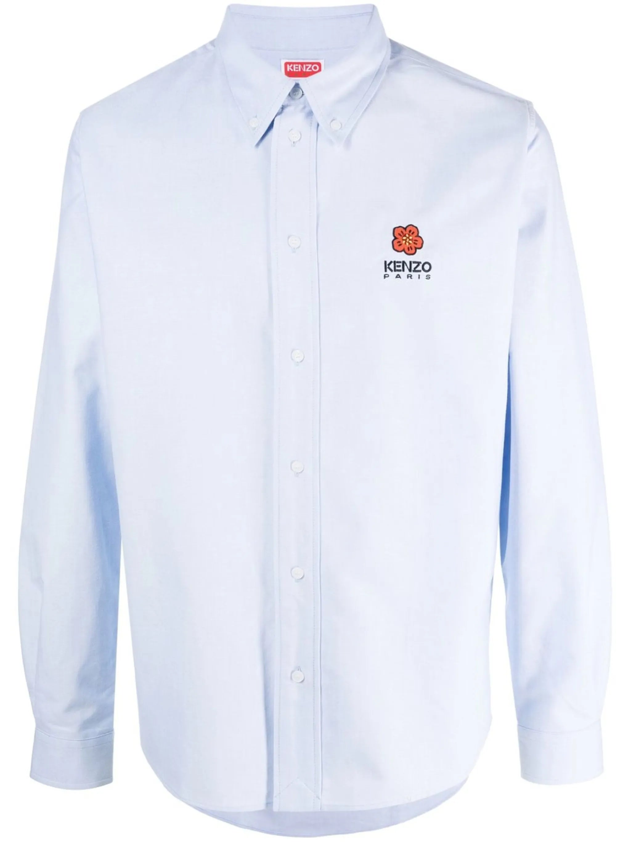 logo-print shirt