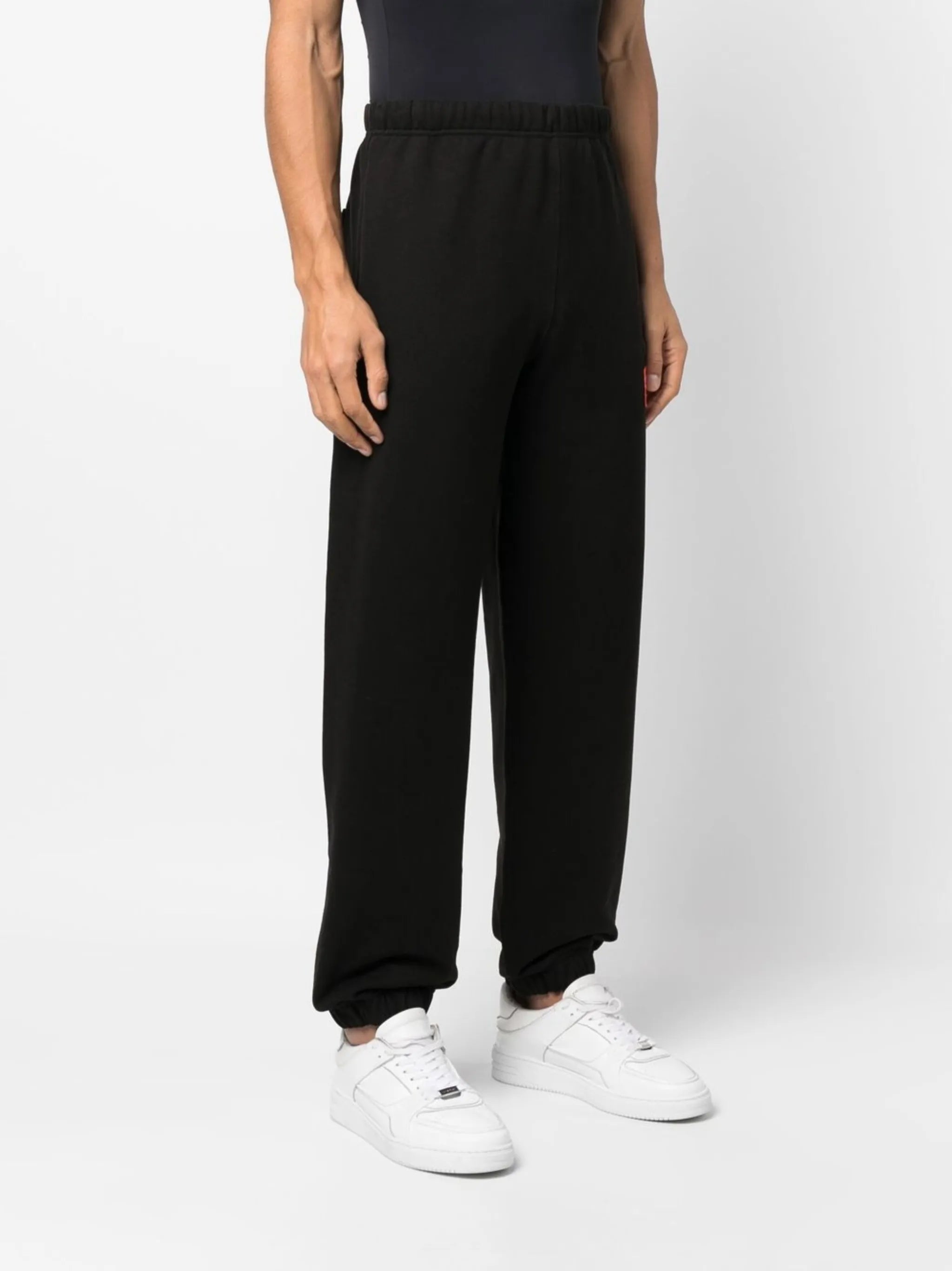 logo patch track pants