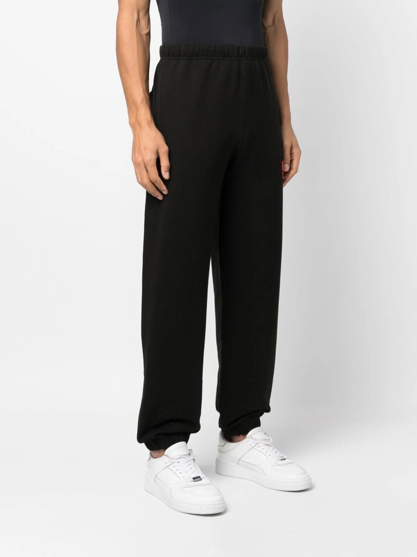 logo patch track pants