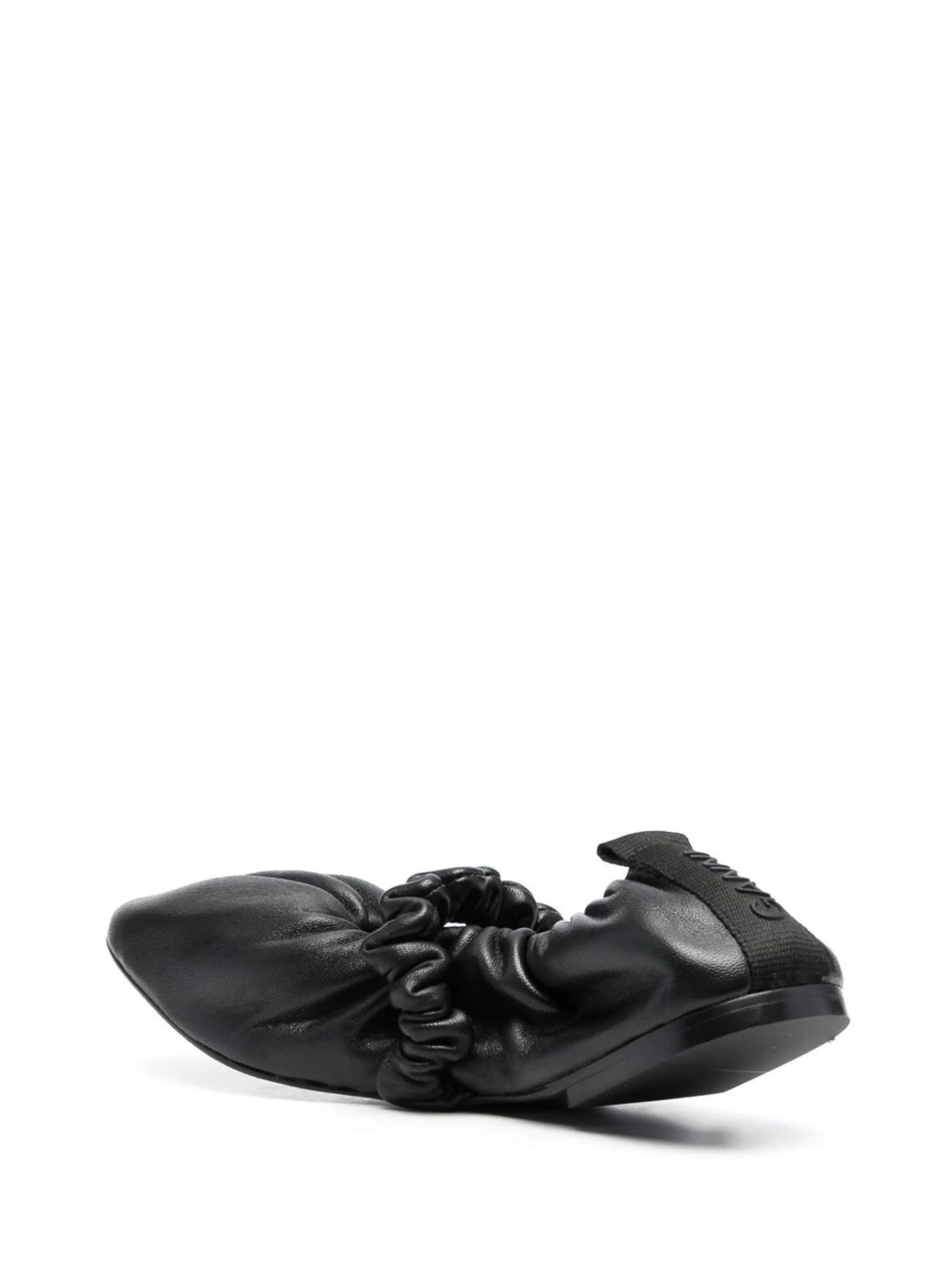 ruched ballerina shoes