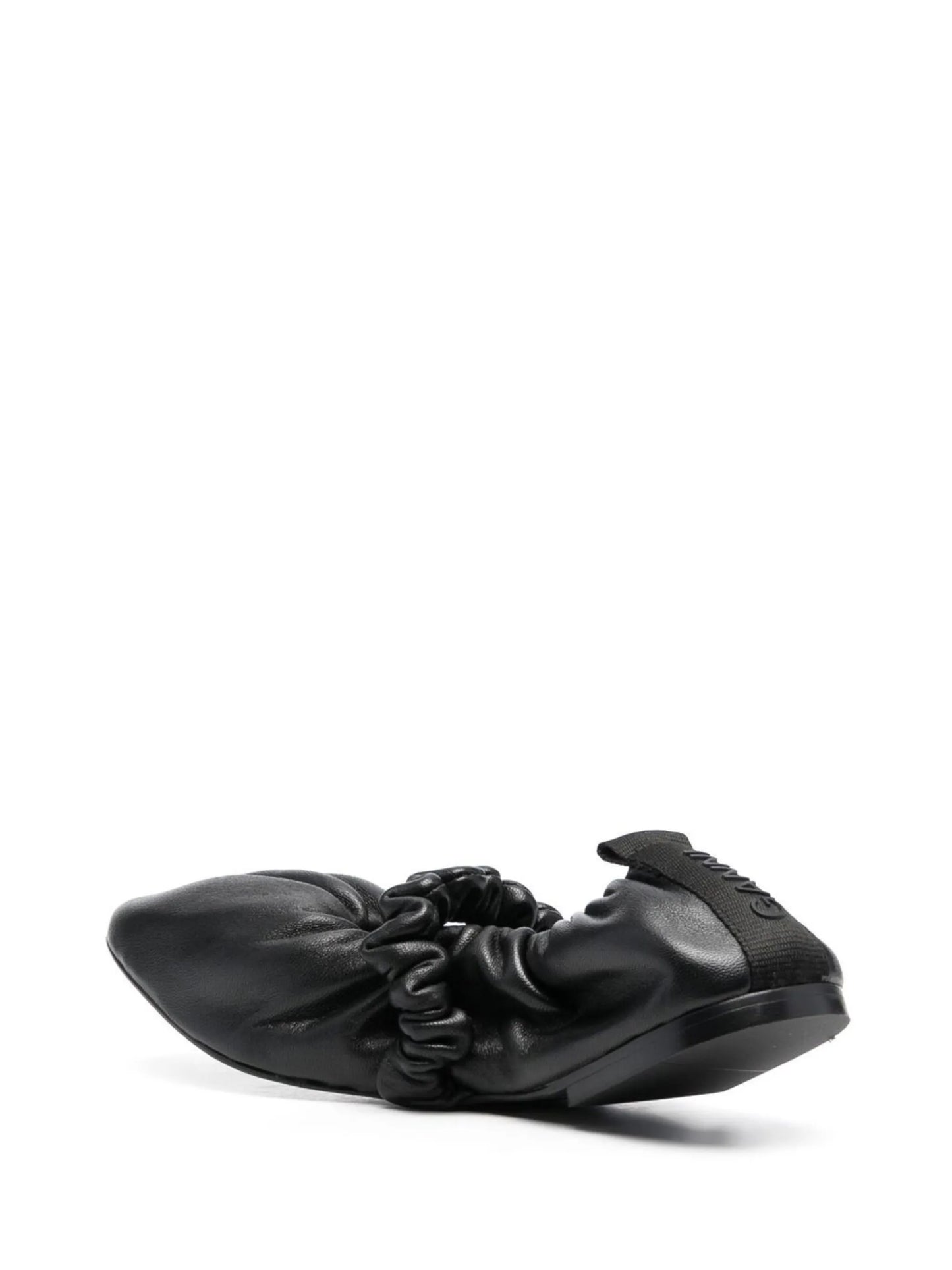 ruched ballerina shoes
