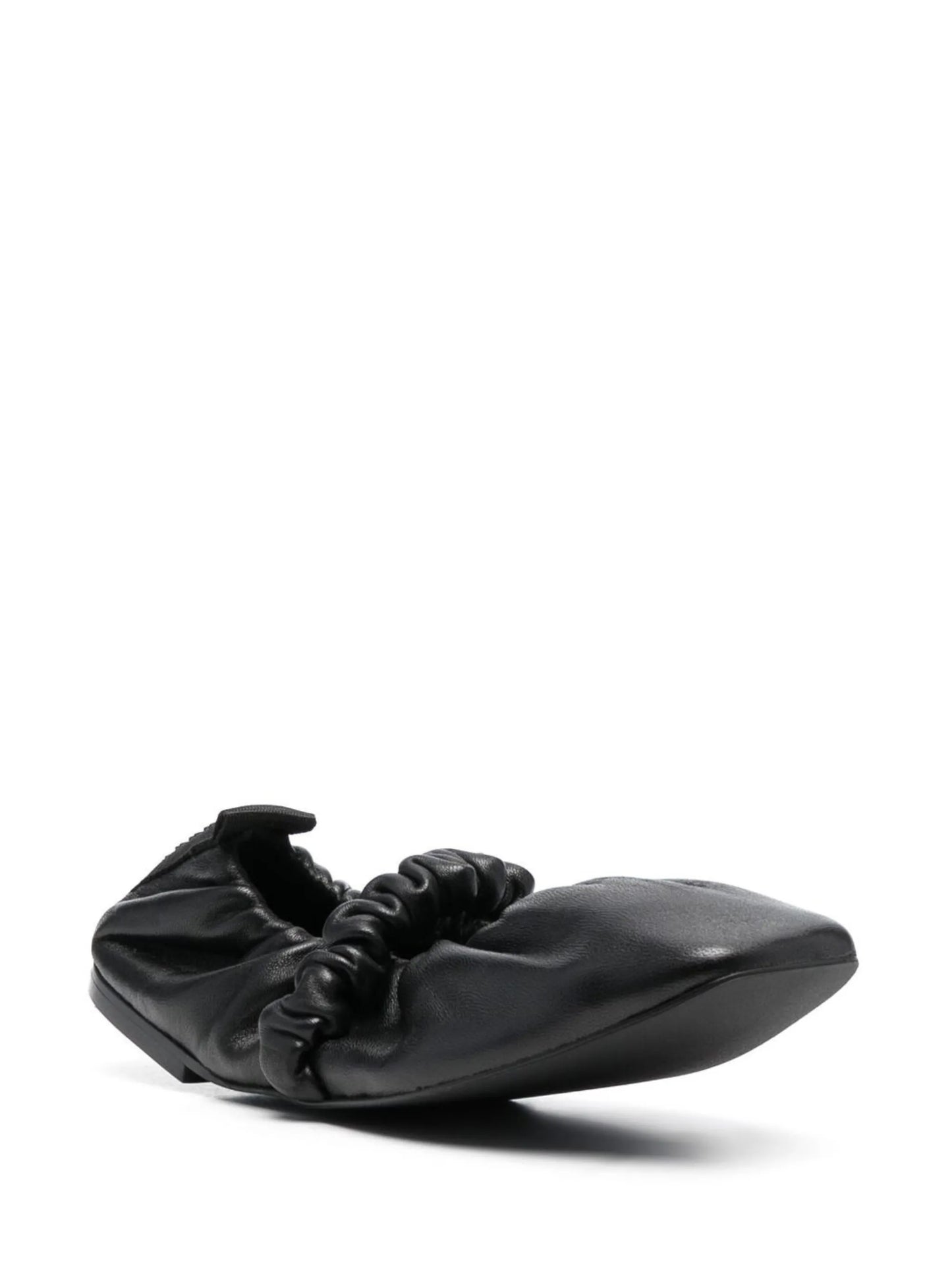 ruched ballerina shoes