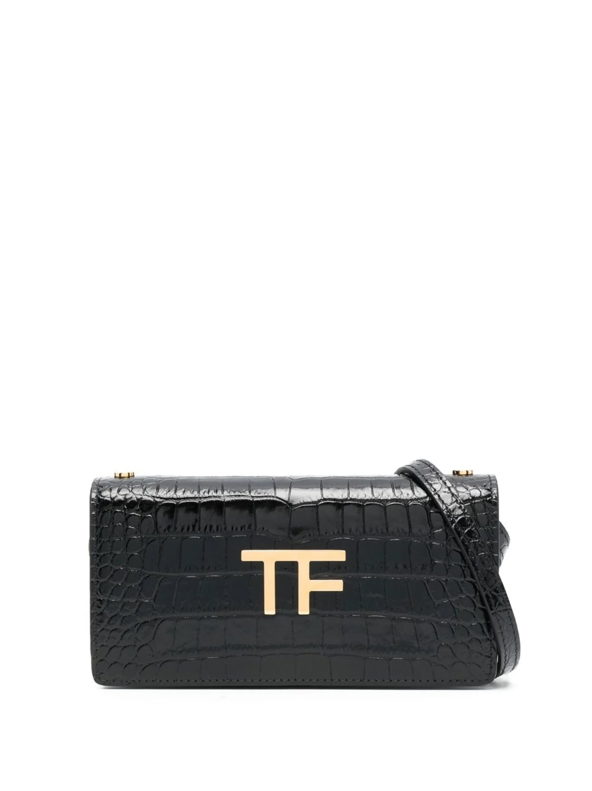 logo-plaque shoulder bag