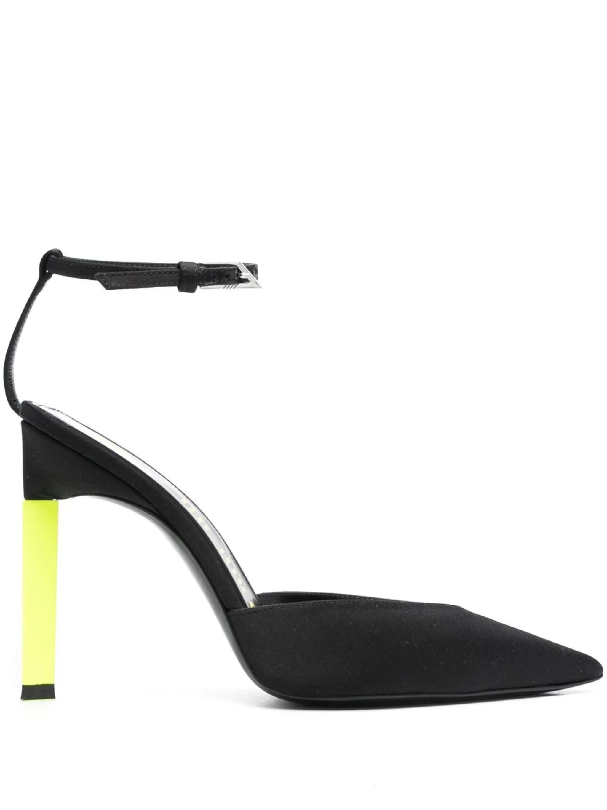 Perine 115mm contrasting heel pumps
