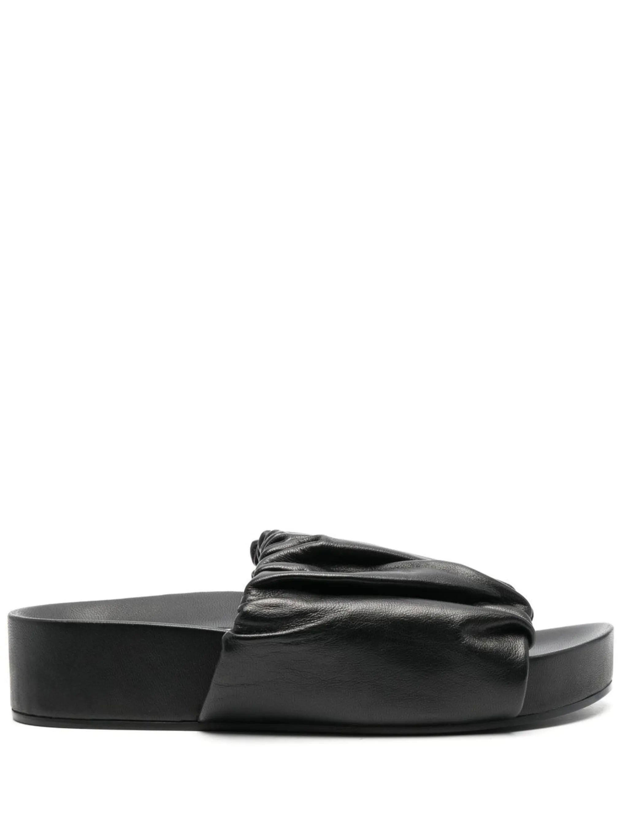 leather platform sandals