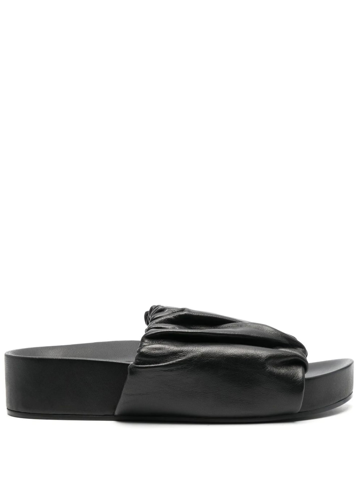 leather platform sandals