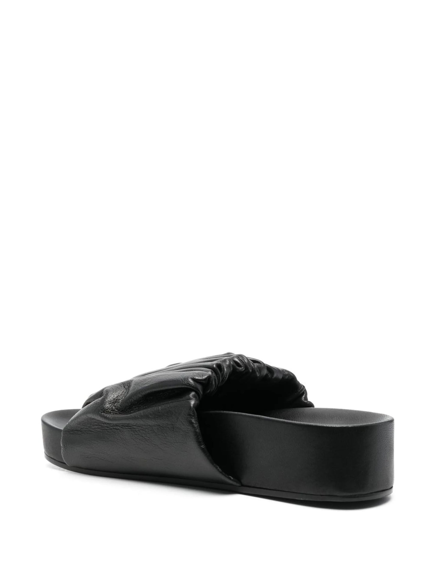 leather platform sandals
