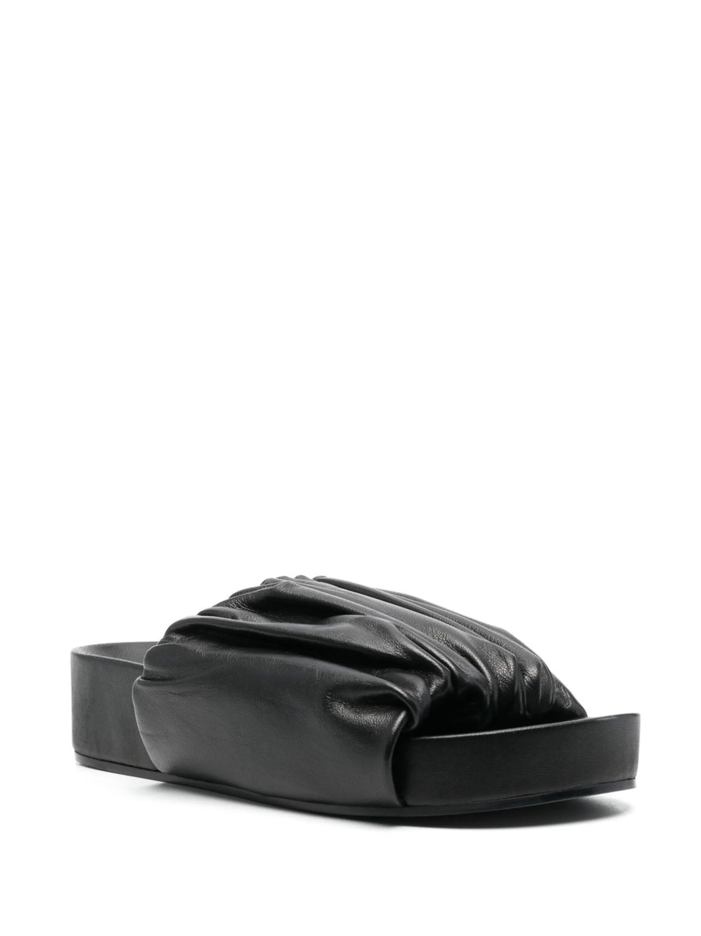 leather platform sandals