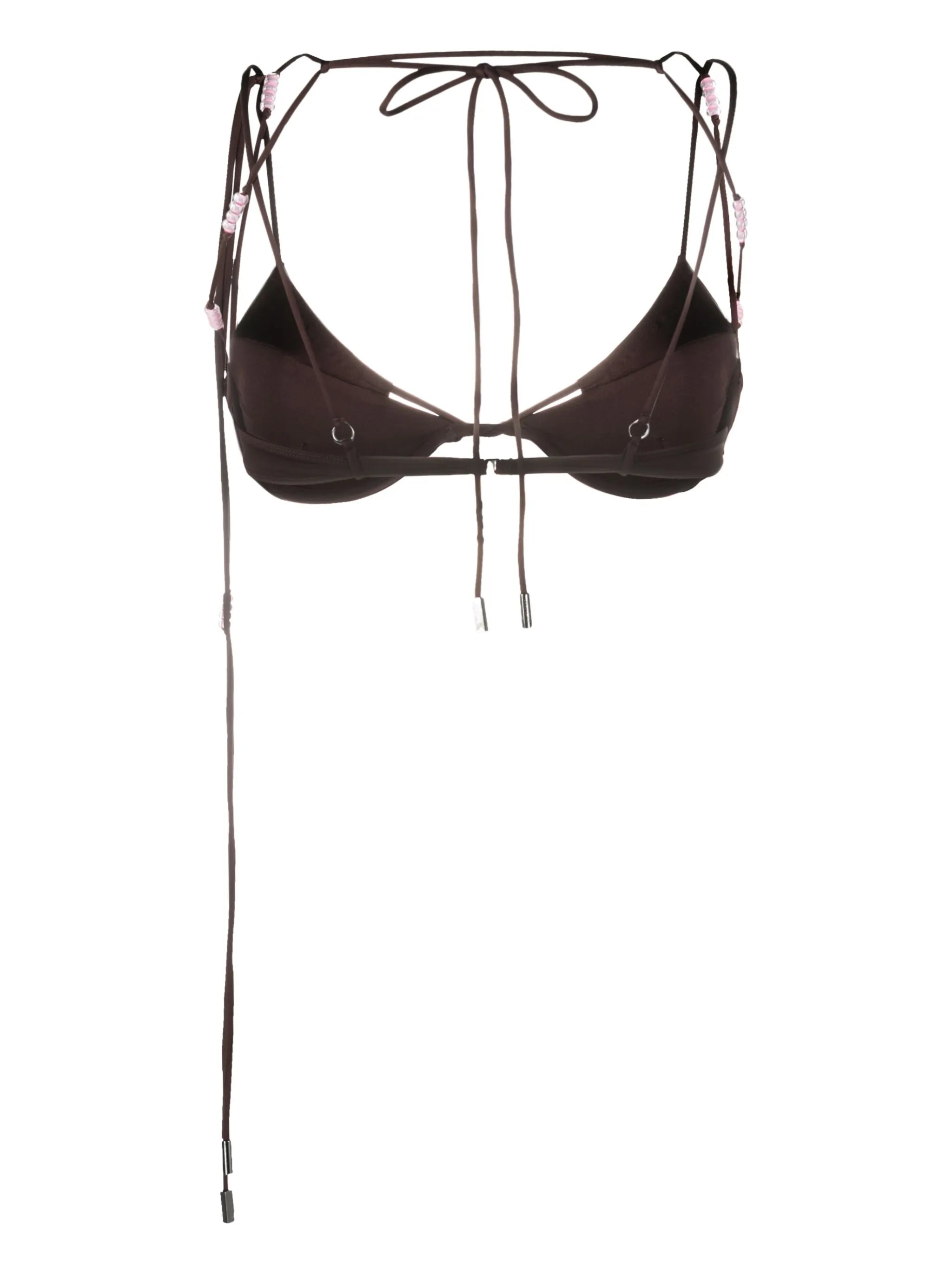 Barco bead-embellished bikini top