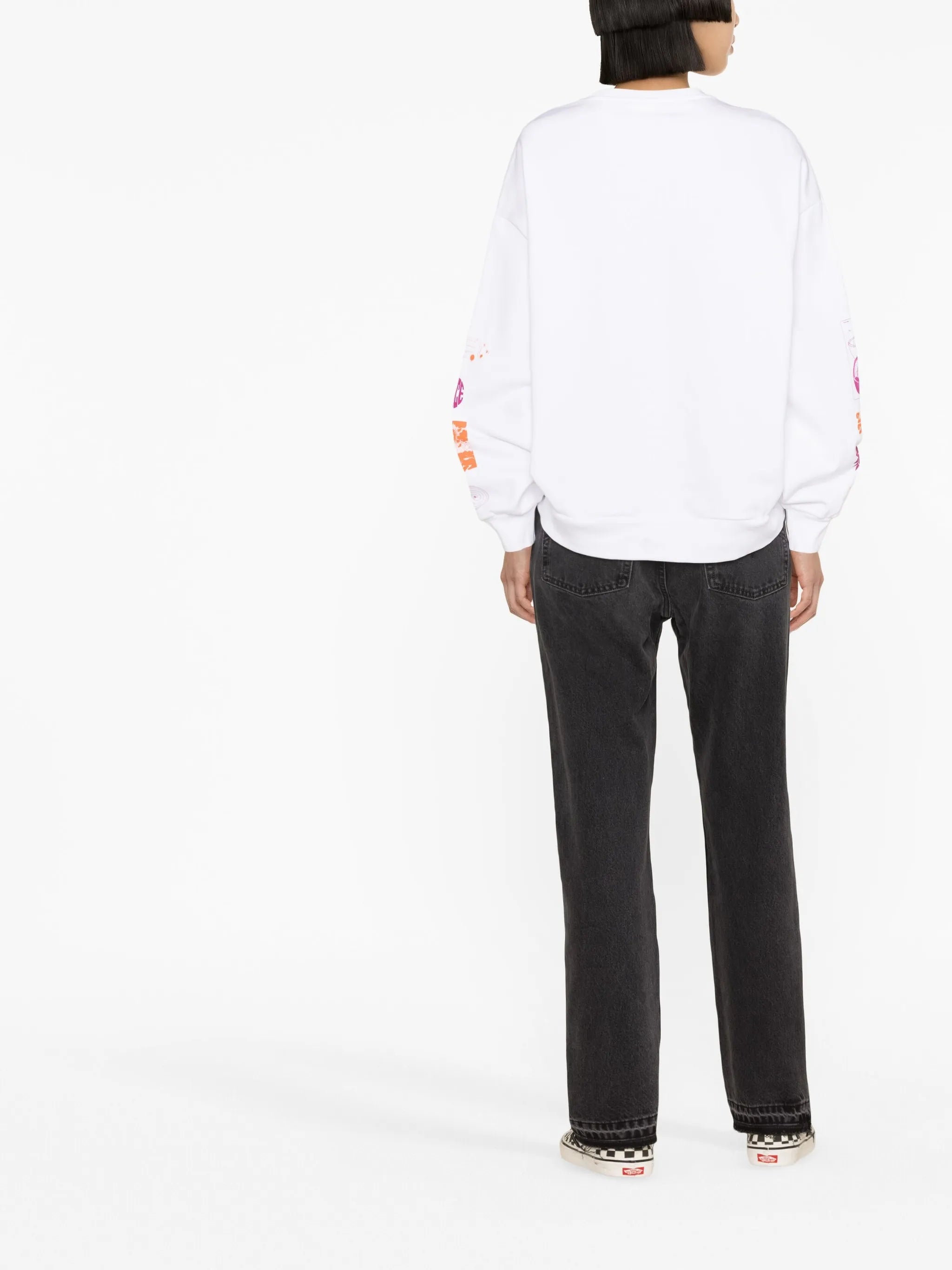 graphic-print cotton sweatshirt