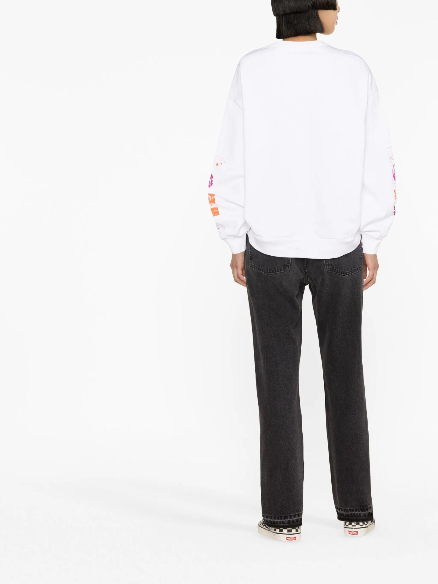 graphic-print cotton sweatshirt