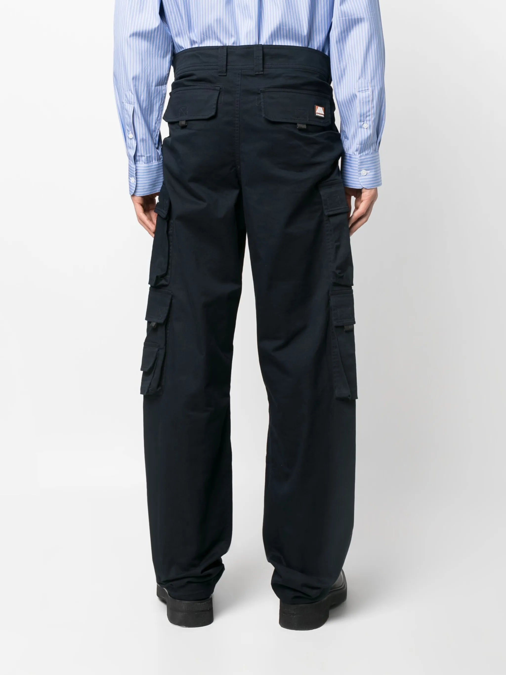 straight-leg cargo trousers
