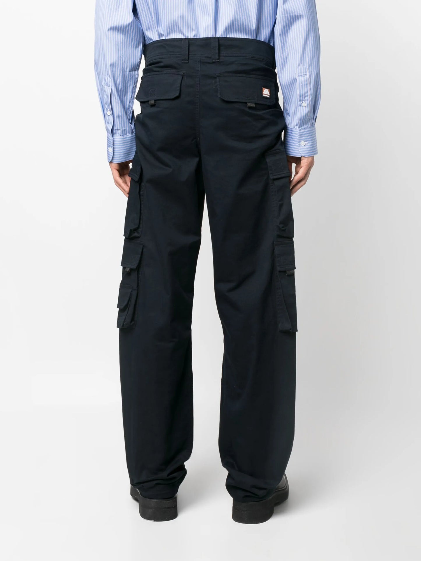 straight-leg cargo trousers