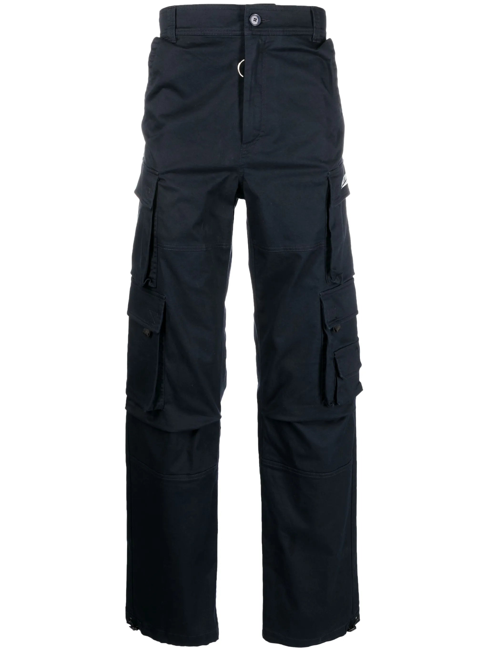 straight-leg cargo trousers