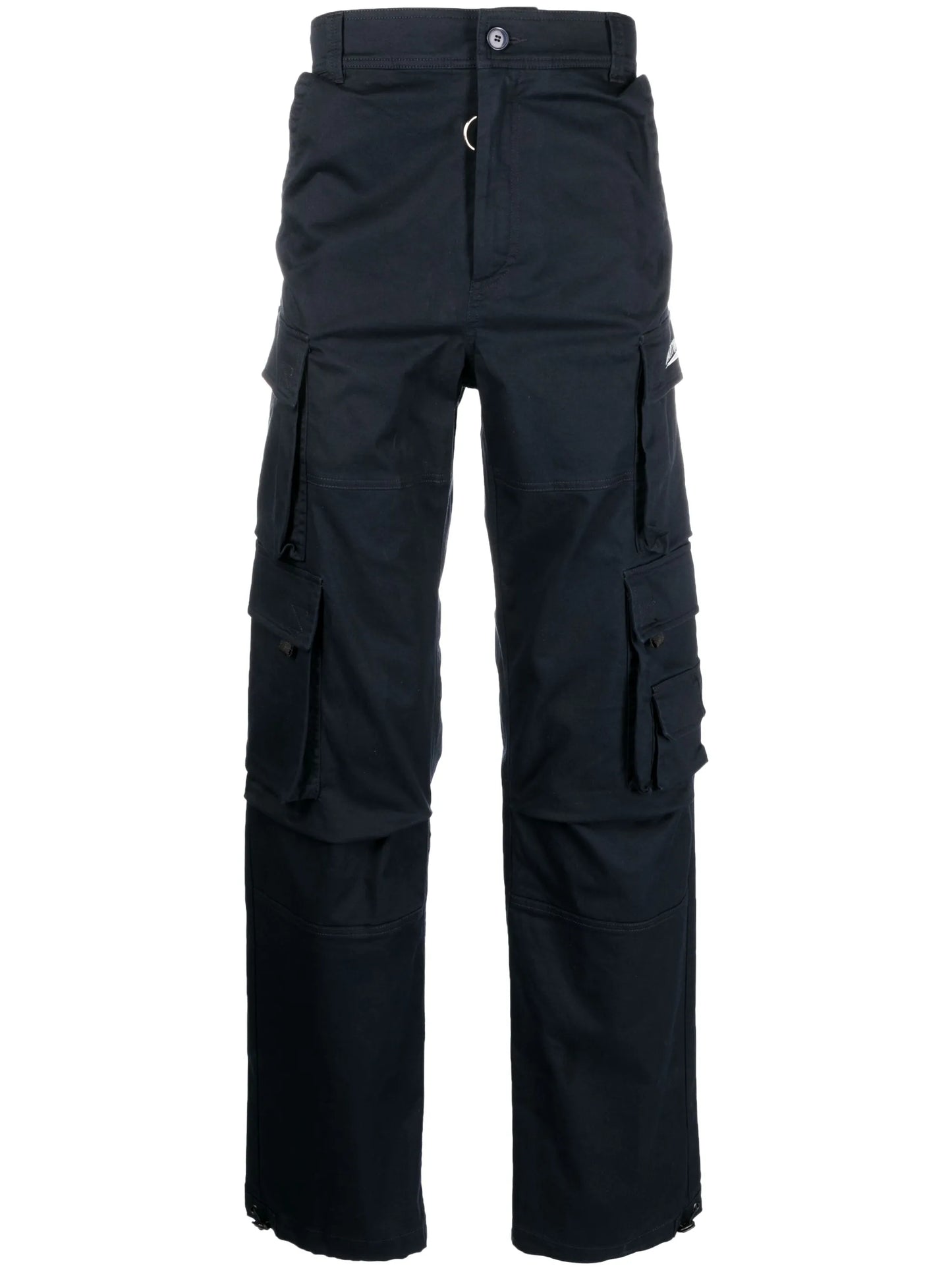 straight-leg cargo trousers