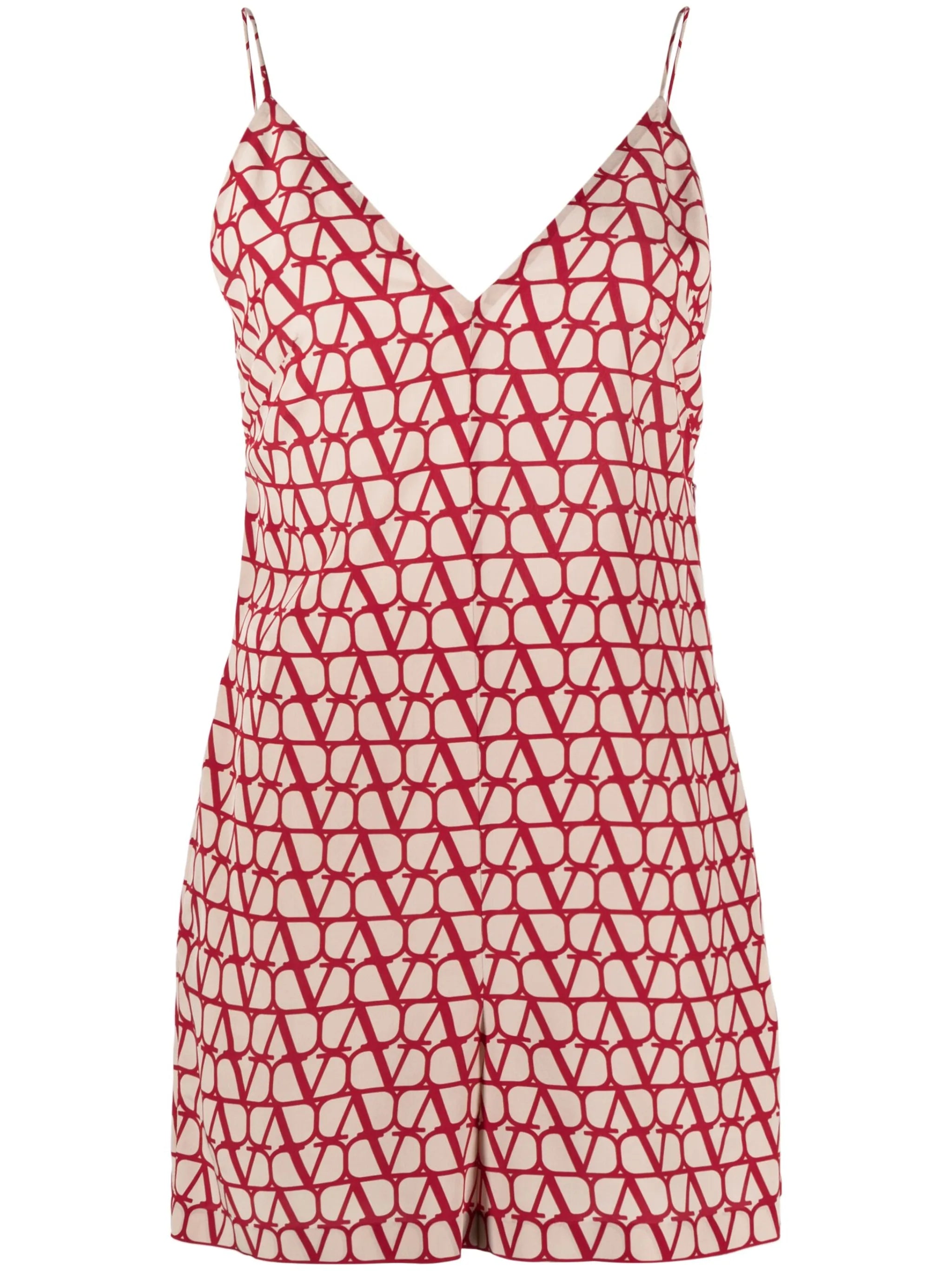 Toile Iconographe open-back playsuit