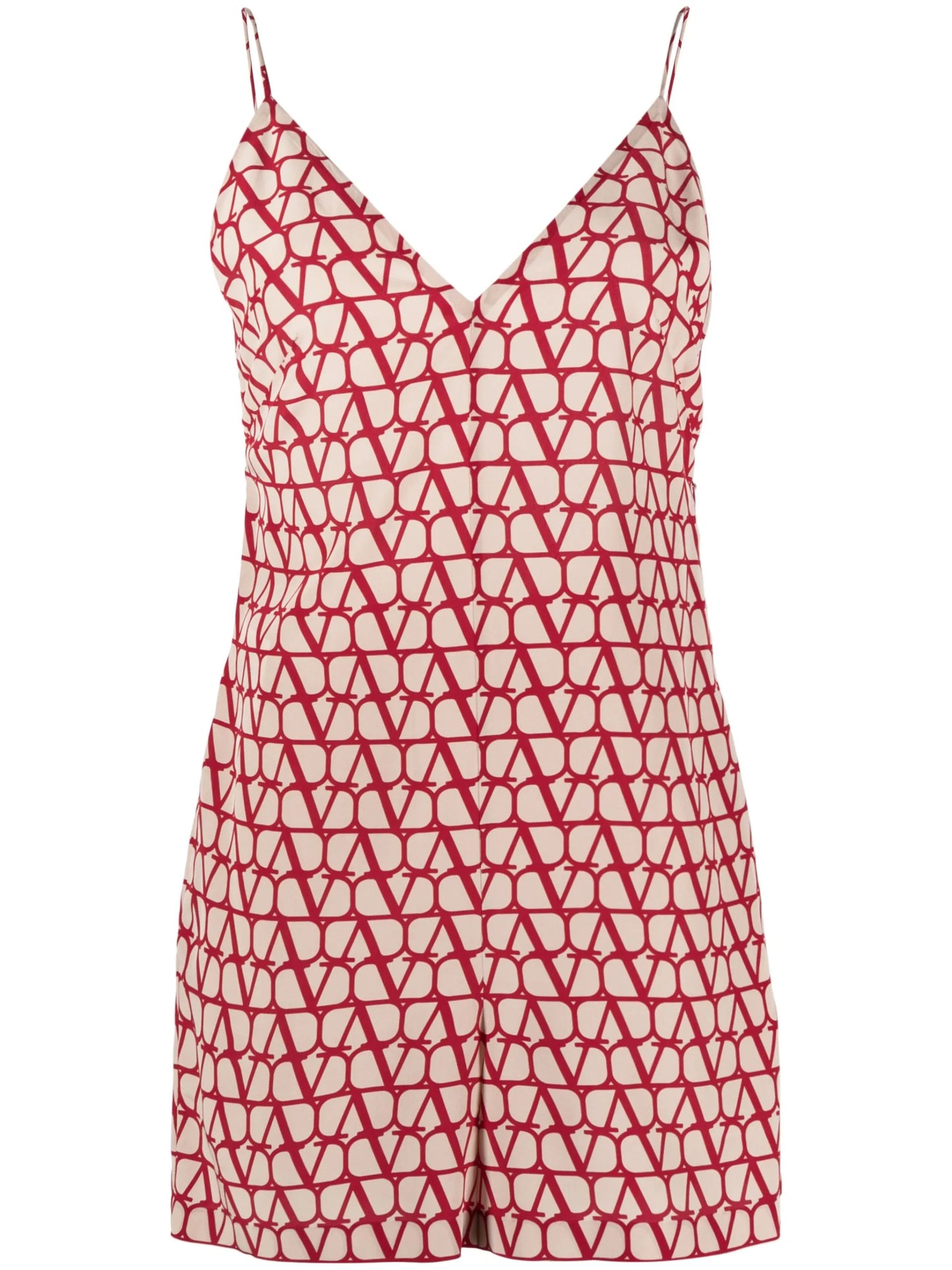 Toile Iconographe open-back playsuit