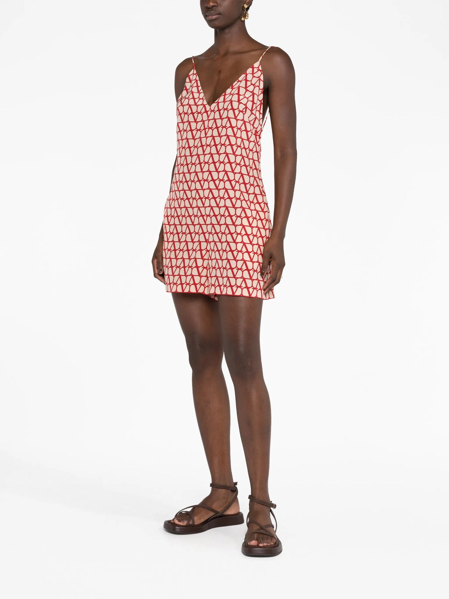 Toile Iconographe open-back playsuit