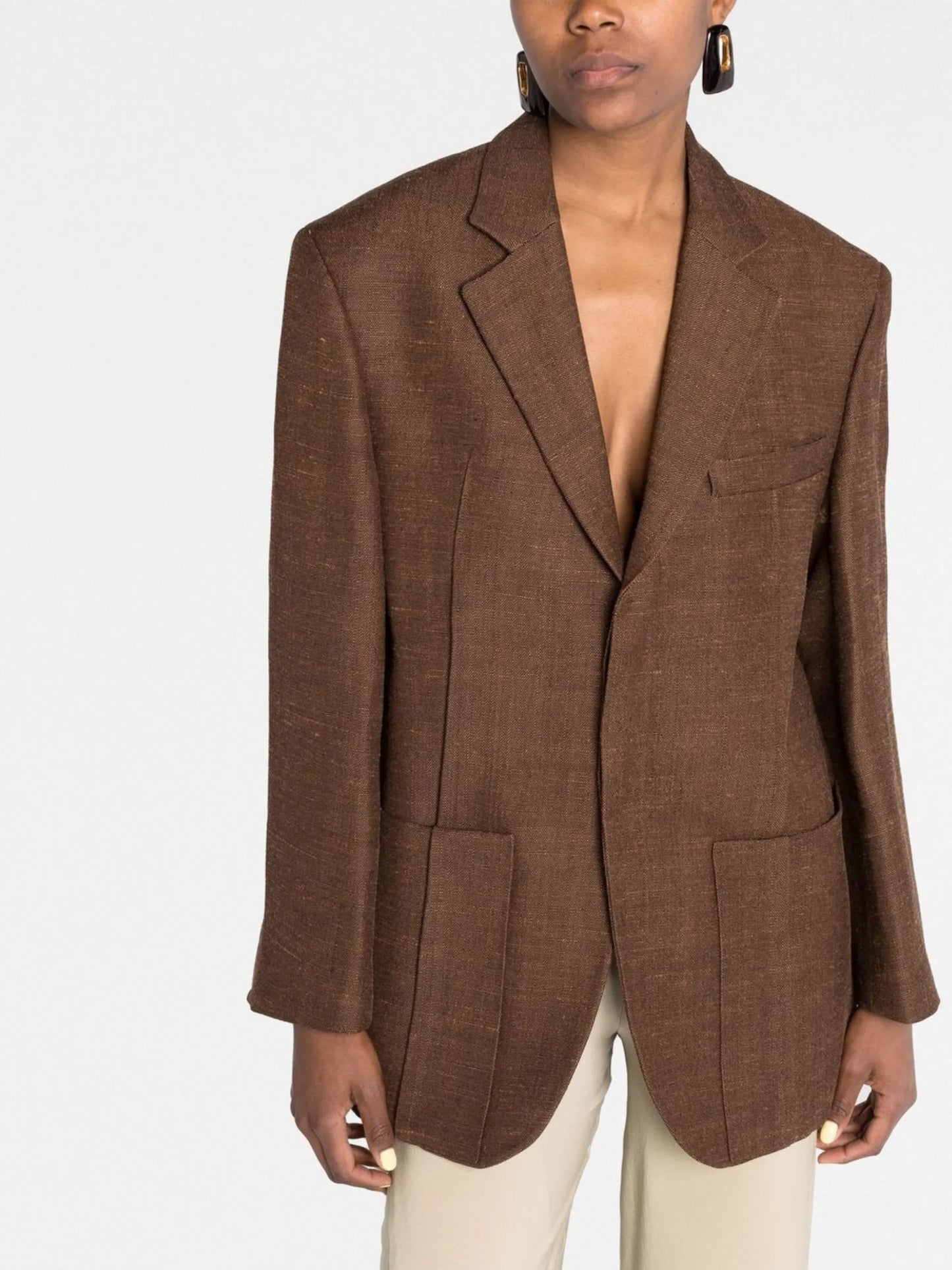La Veste D'Homme jute-blend blazer
