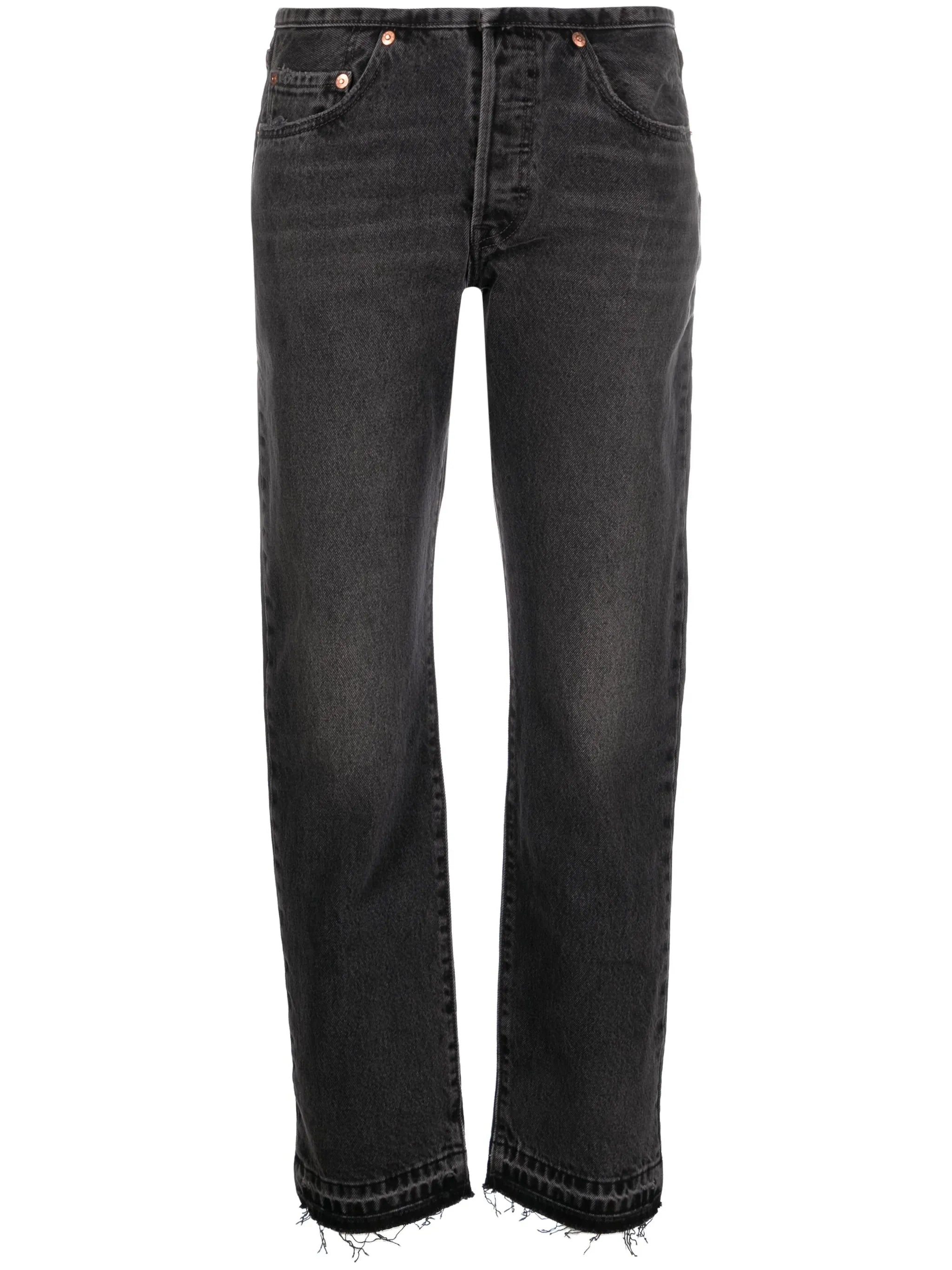 mini waist straight trousers
