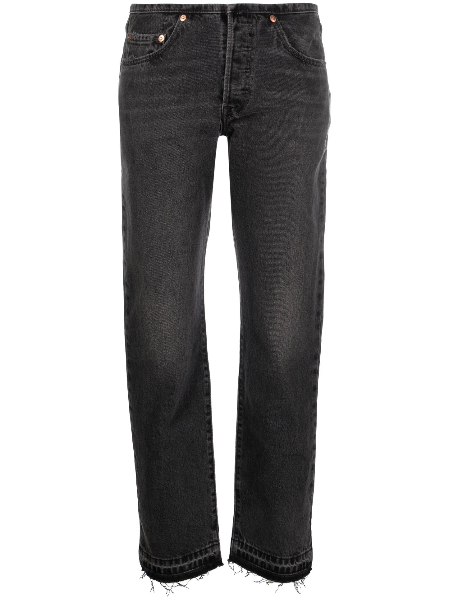 mini waist straight trousers