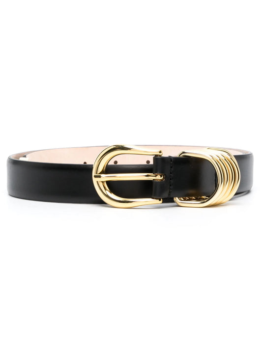 Hollyhock black gold belt