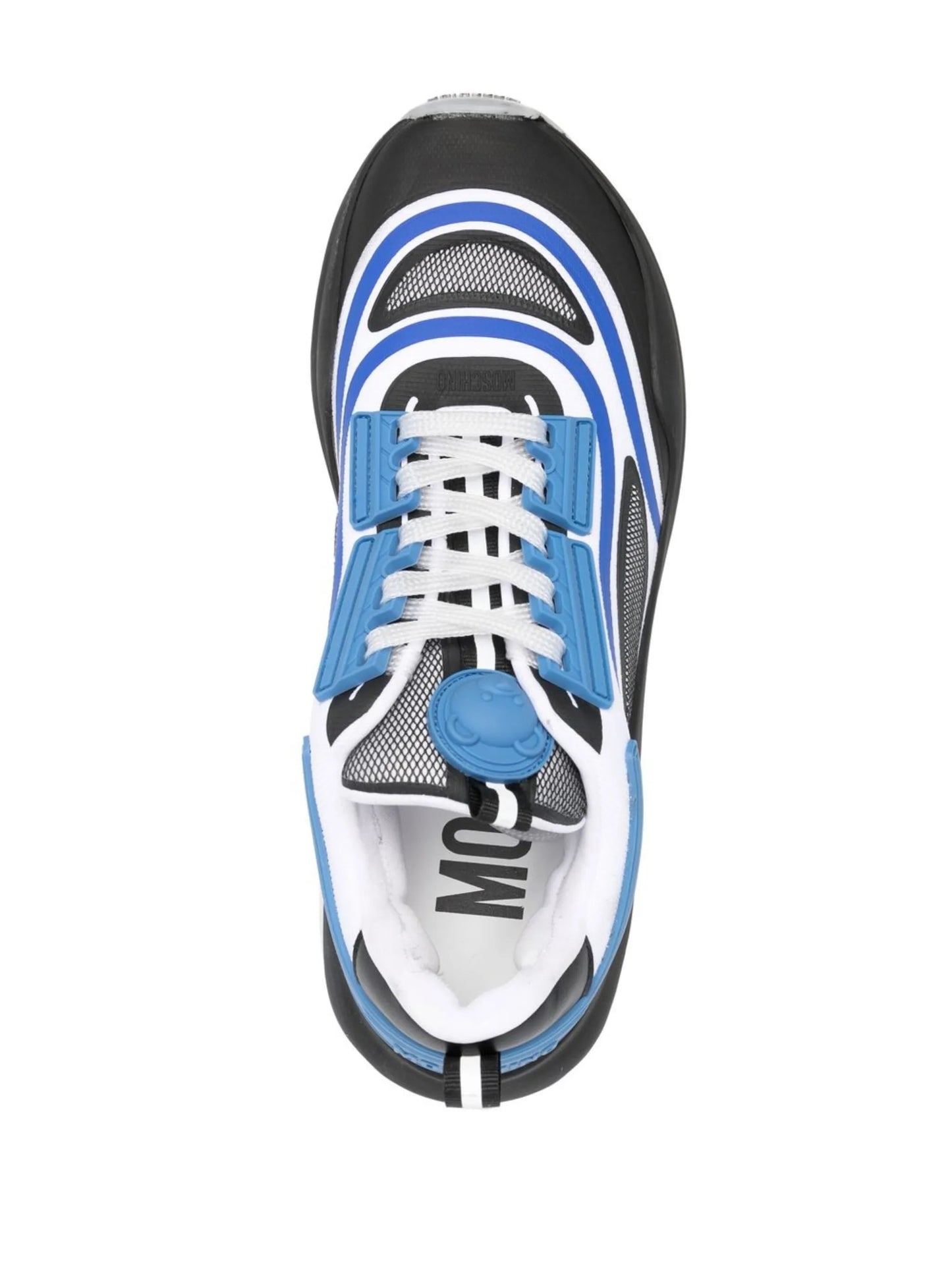 panelled low-top sneakers