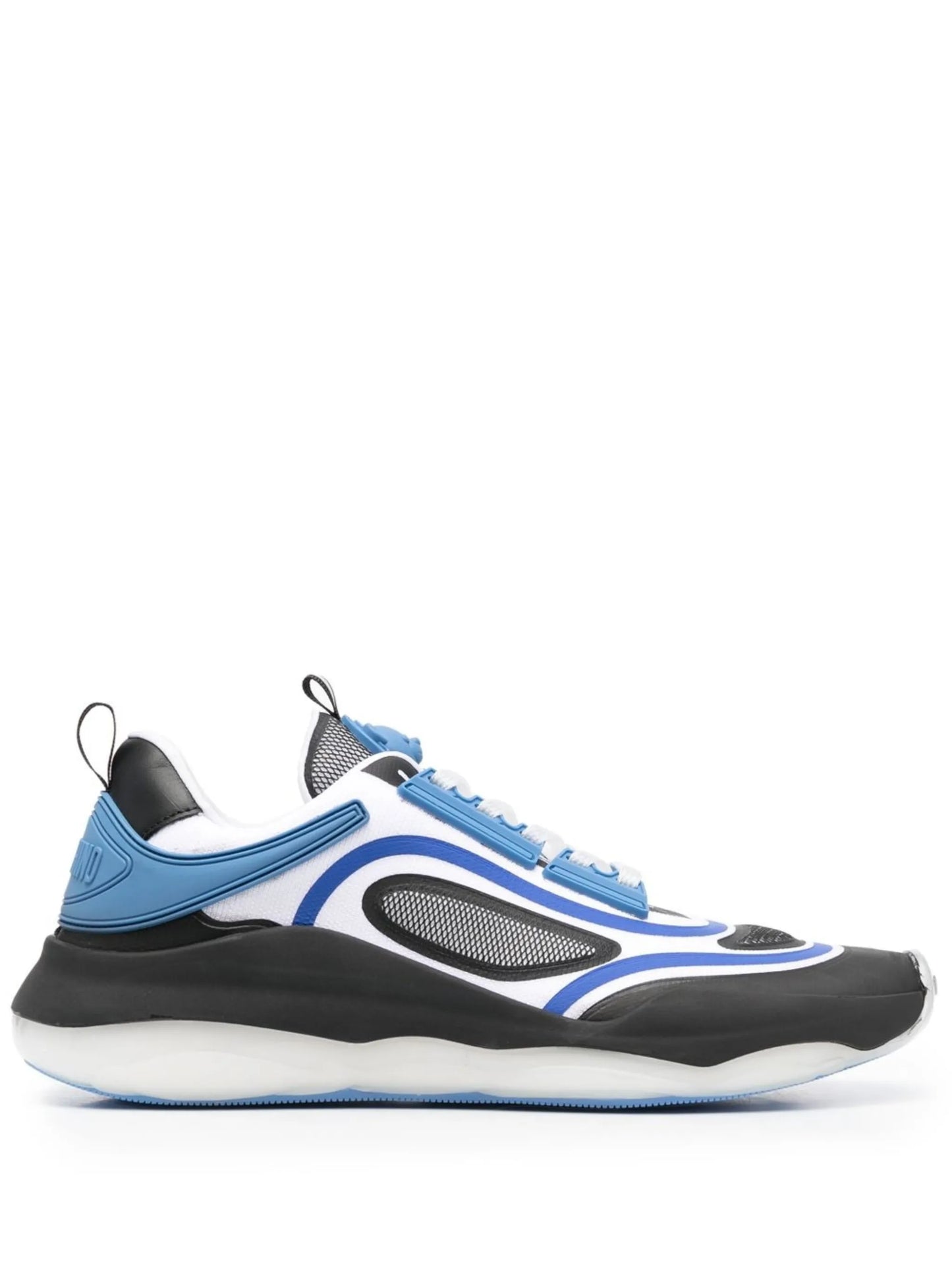 panelled low-top sneakers