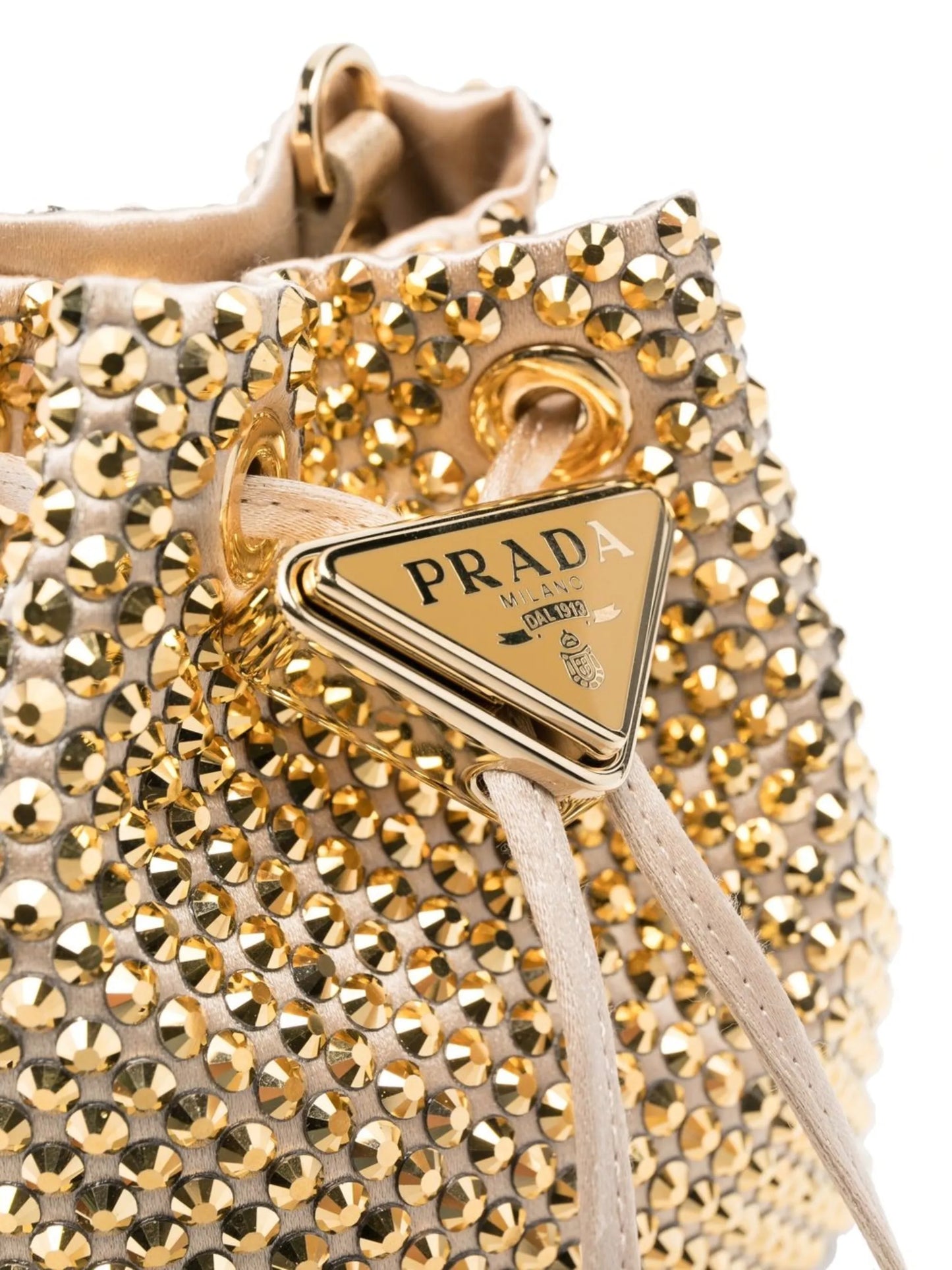 stud-embellished logo-plaque mini bag