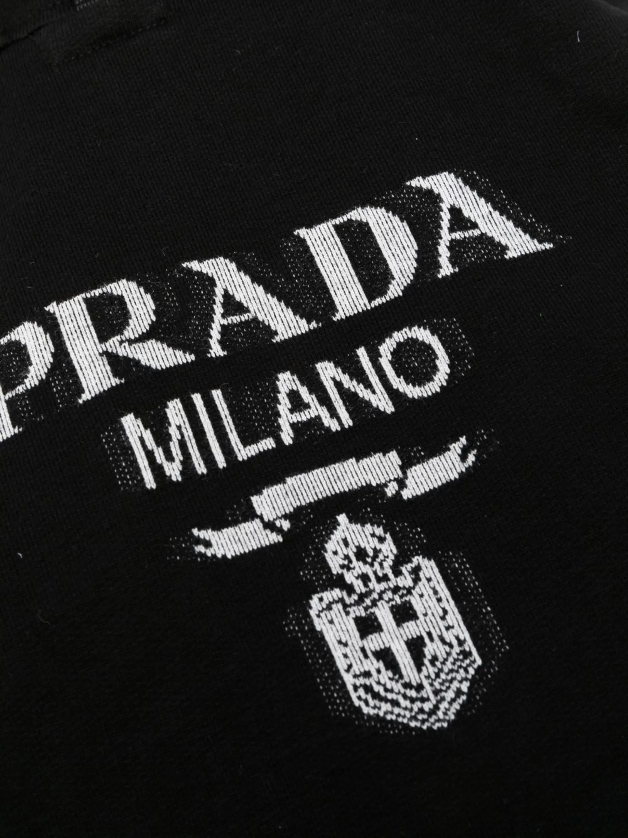 logo-knit pet coat