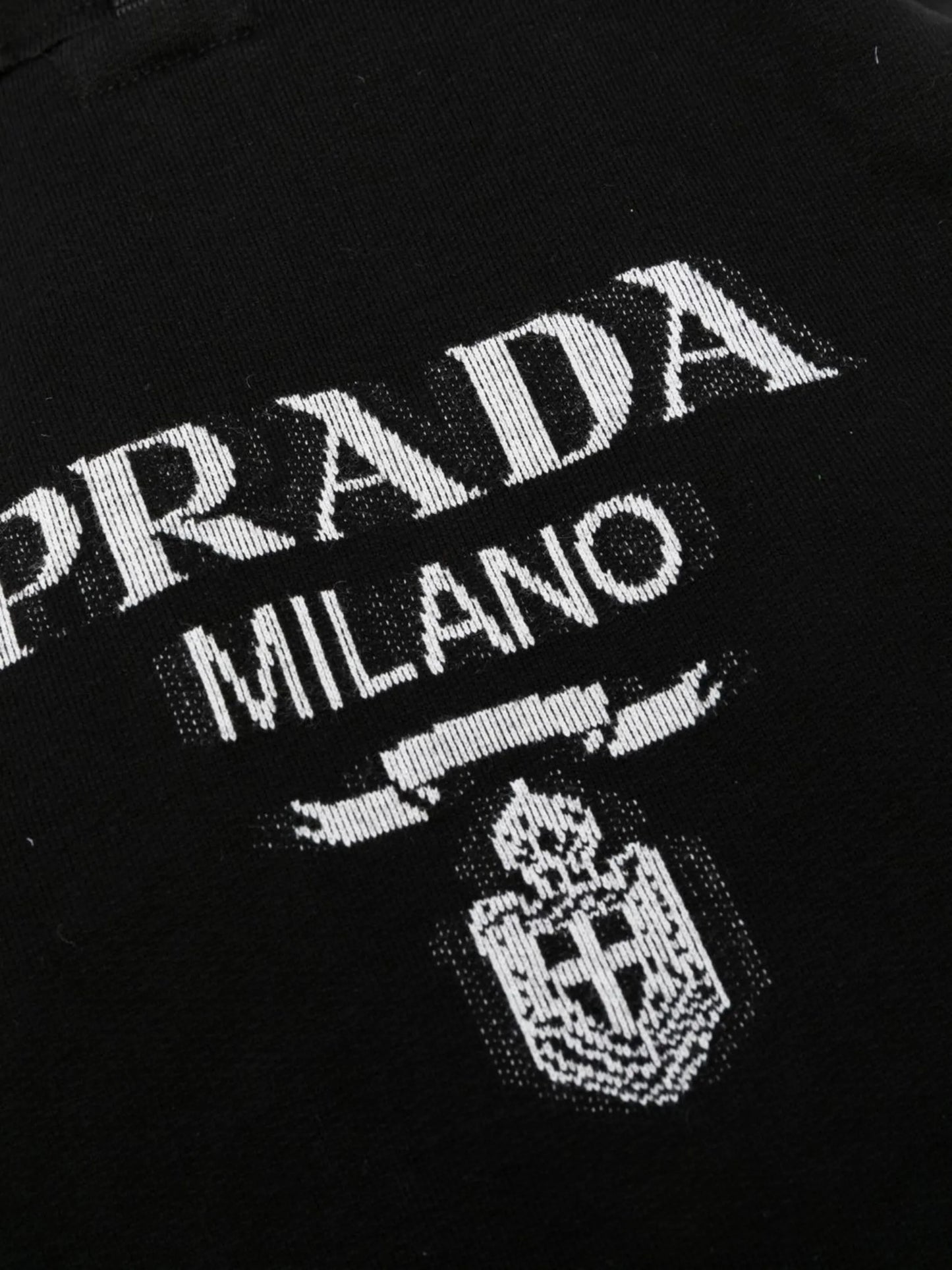 logo-knit pet coat