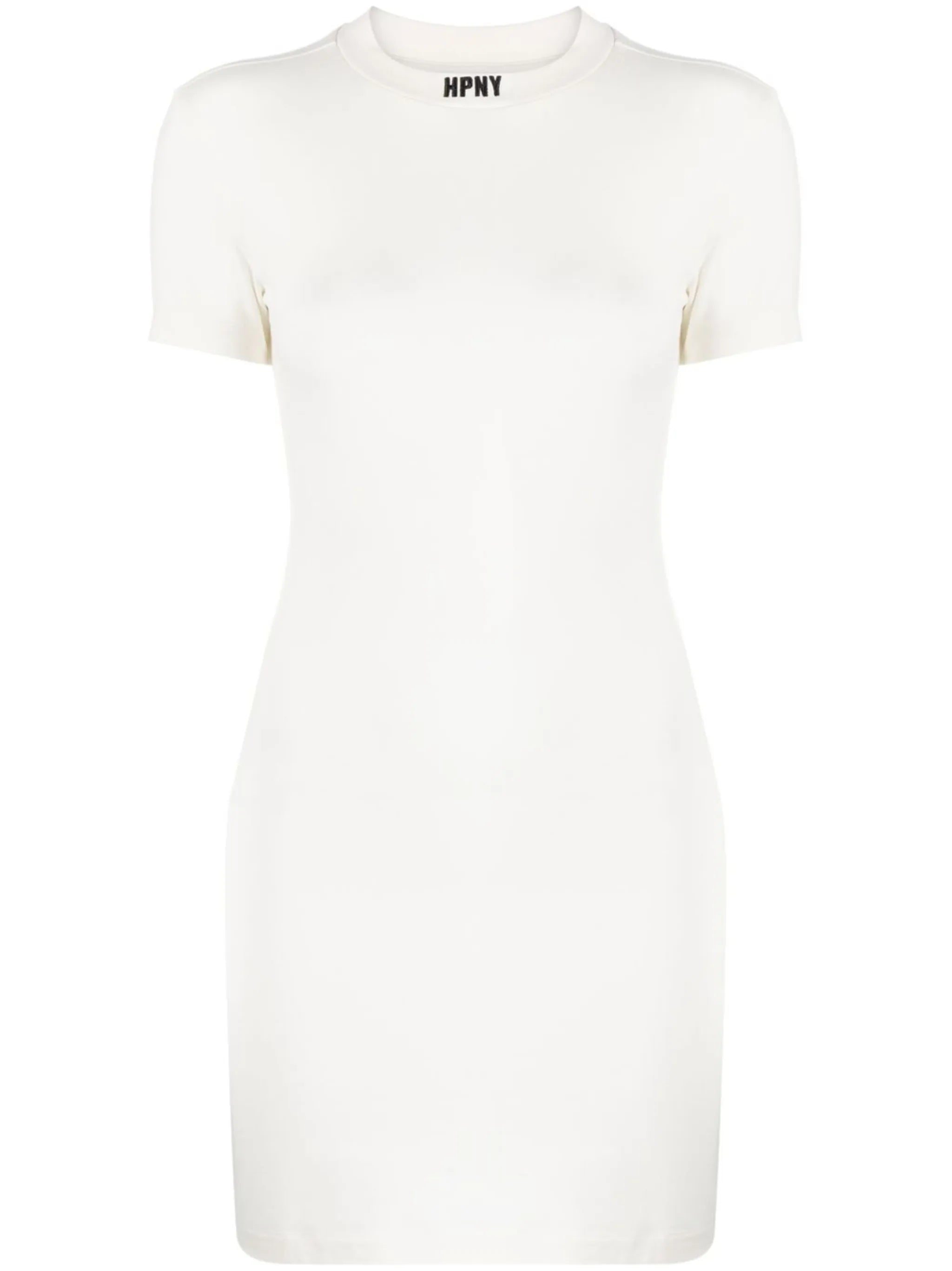 logo-print short-sleeve mini dress