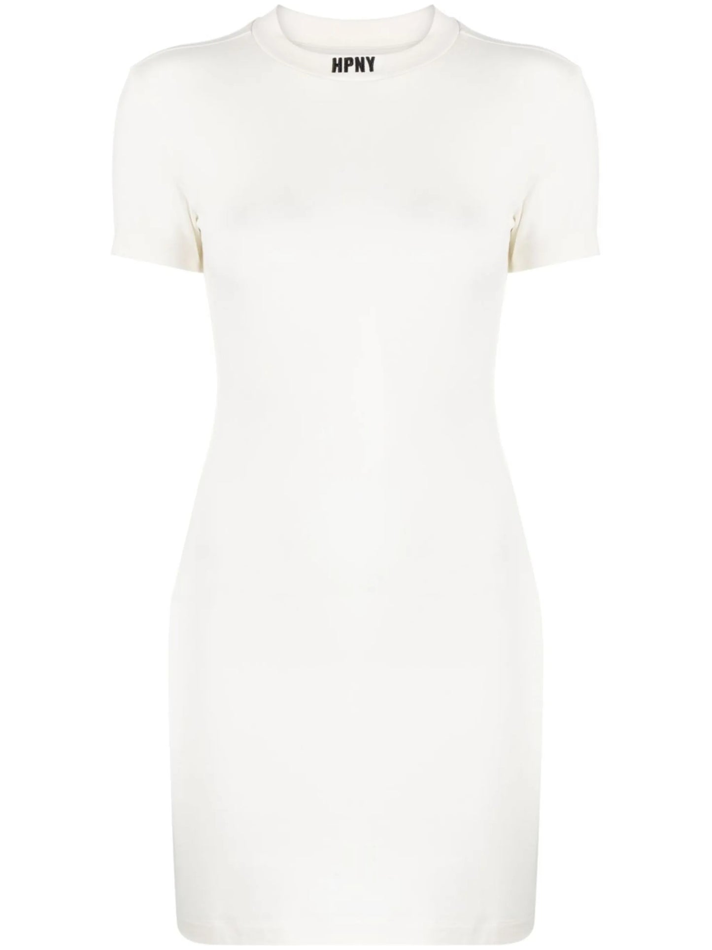 logo-print short-sleeve mini dress