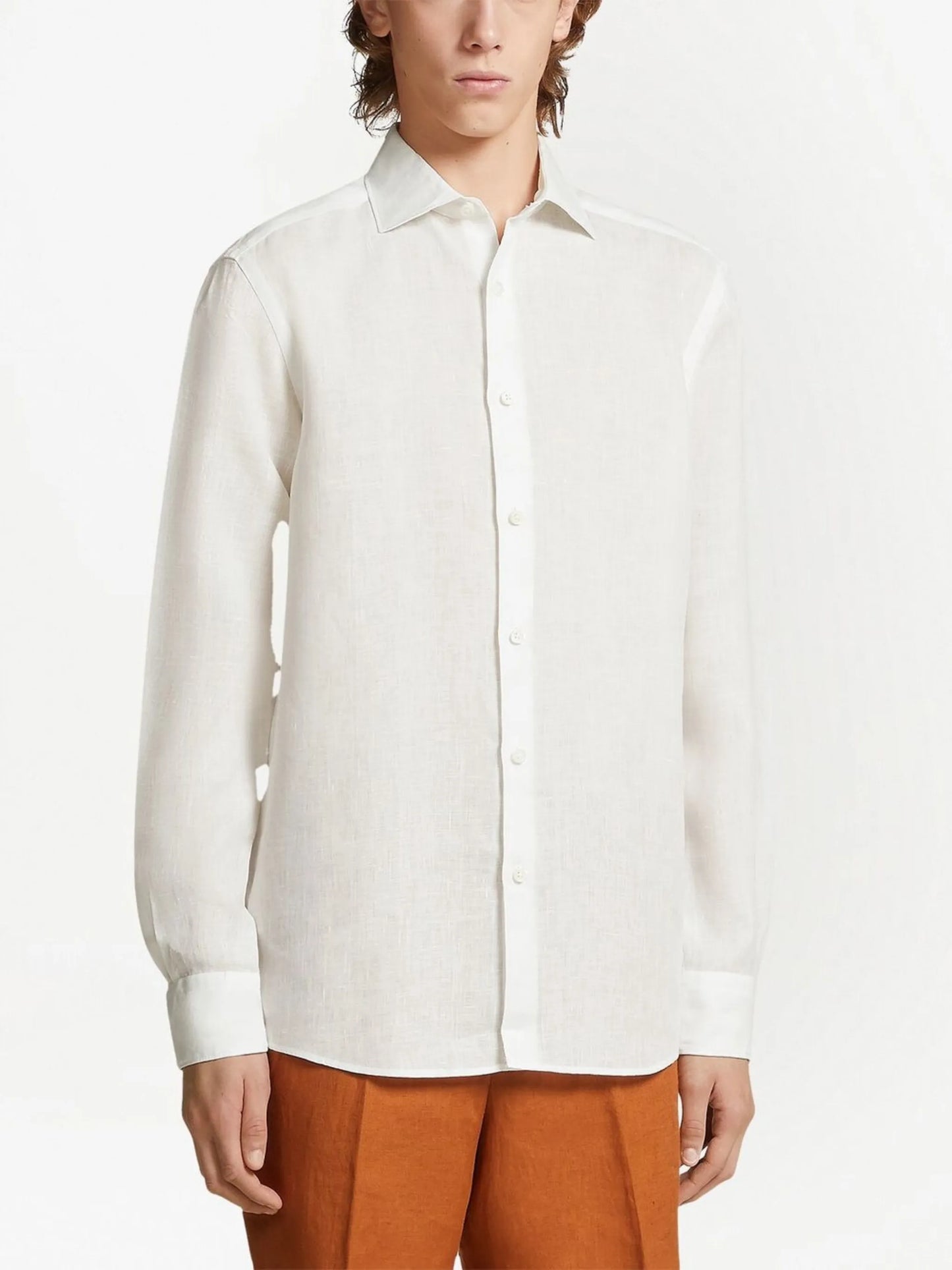 Pure Linen long-sleeve shirt