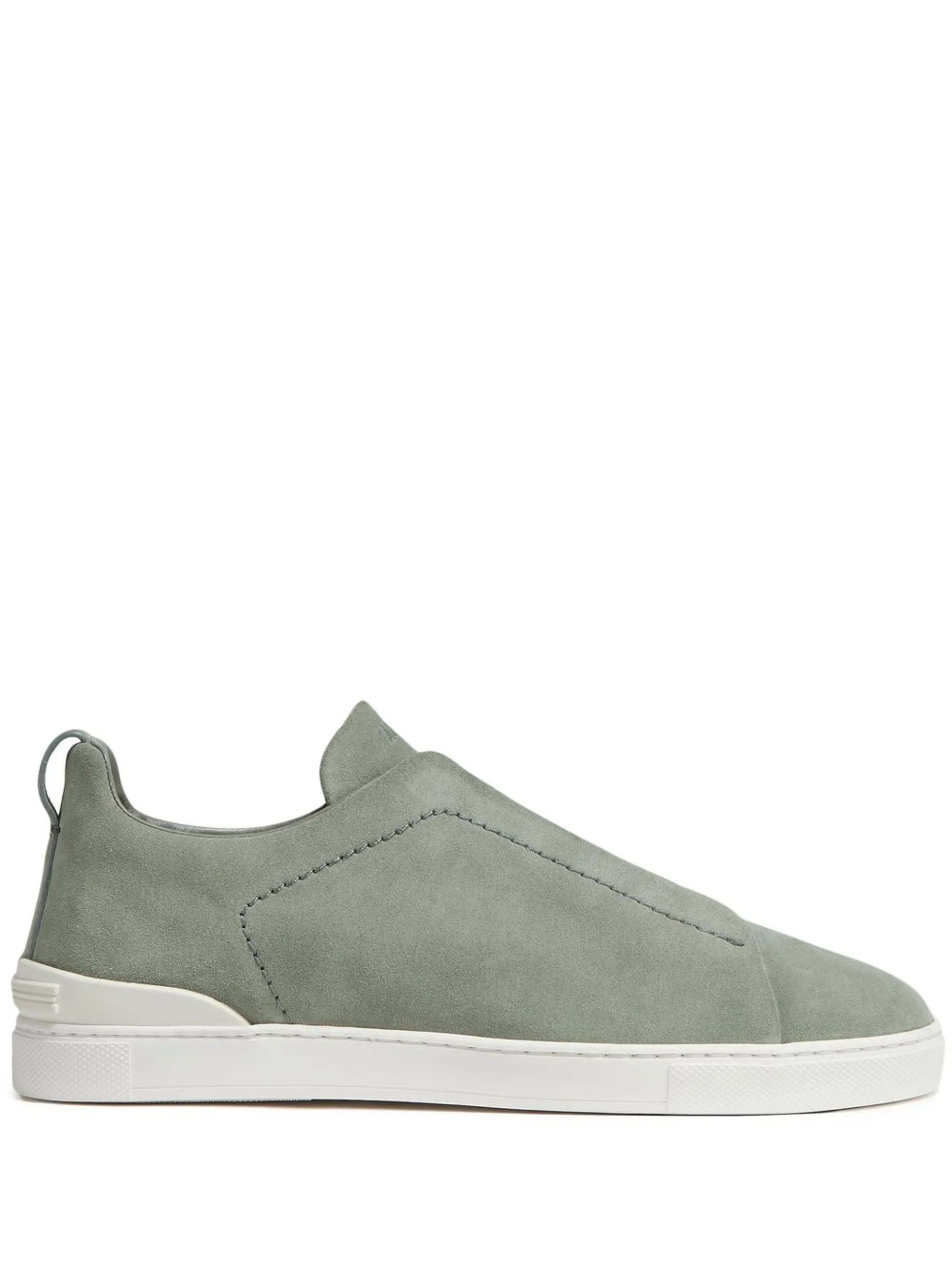 Triple Stitch suede sneakers