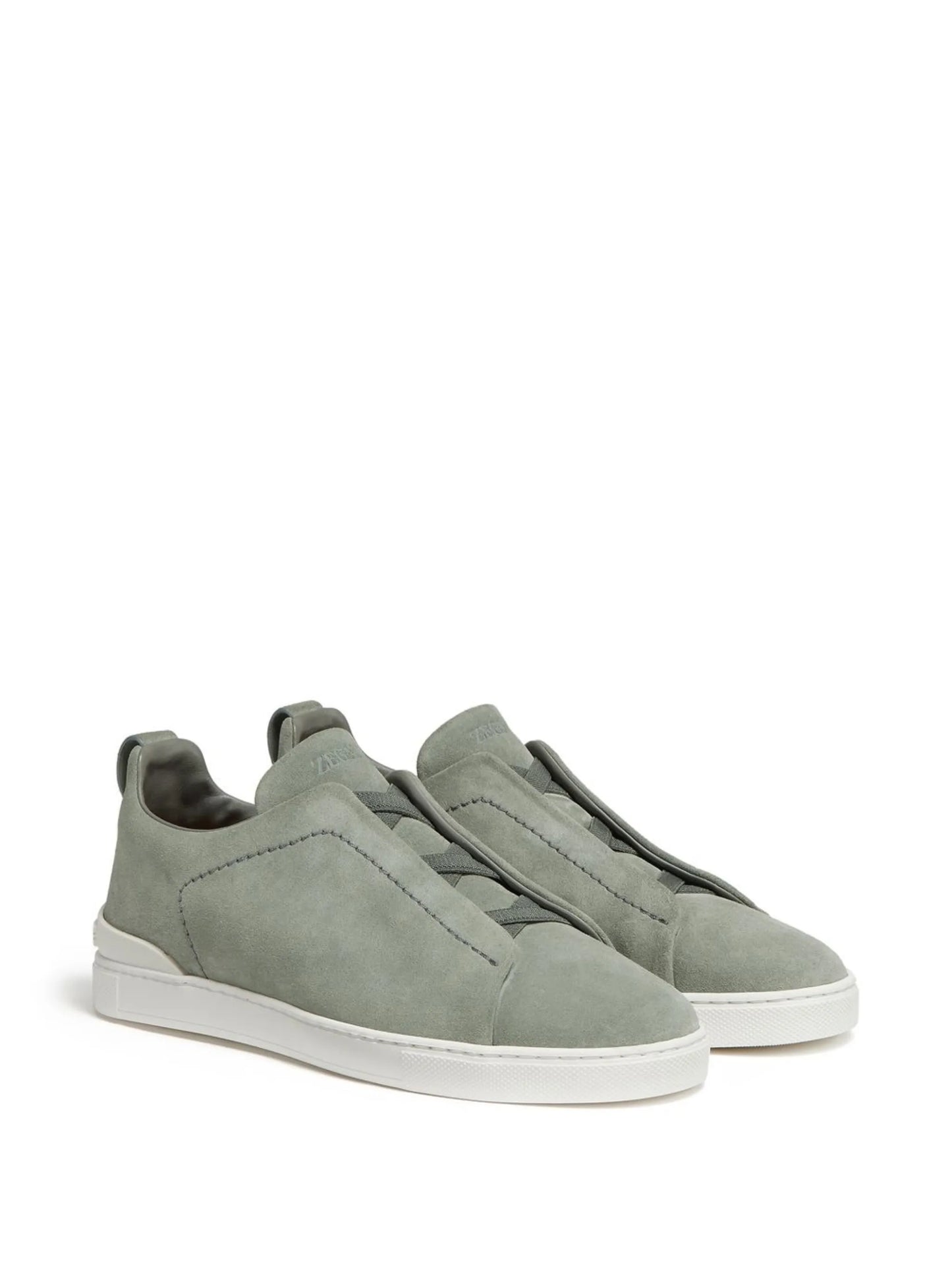 Triple Stitch suede sneakers