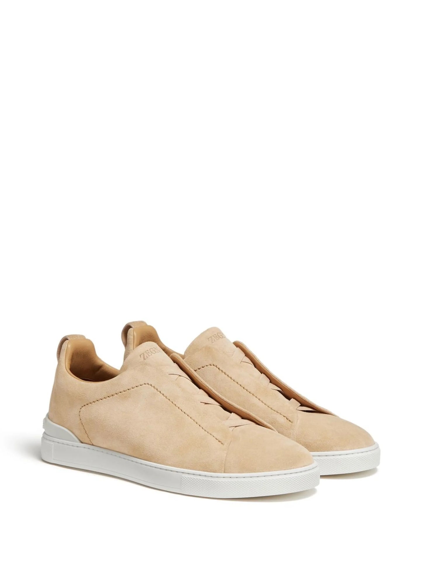 Triple Stitch suede sneakers
