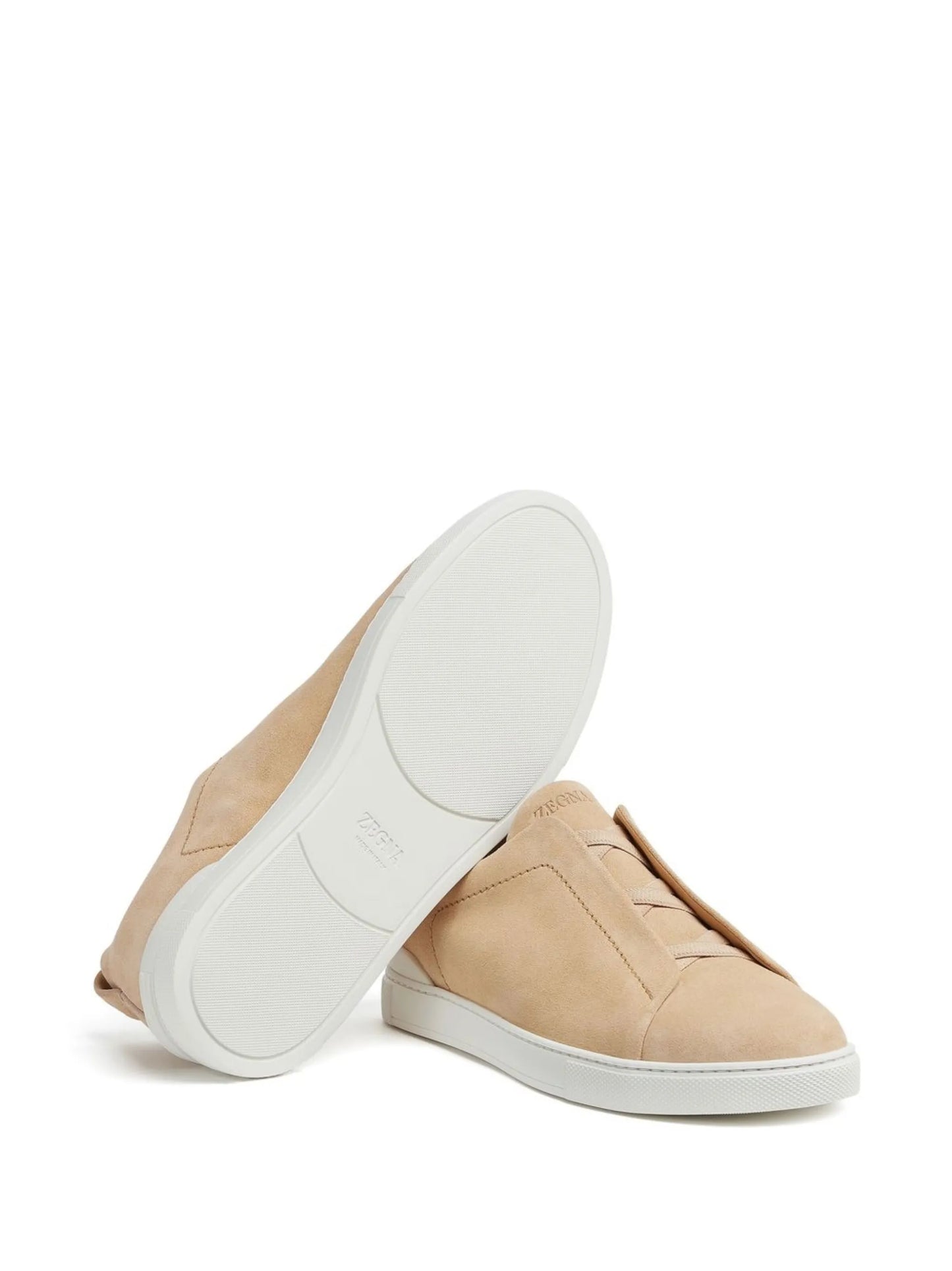 Triple Stitch suede sneakers