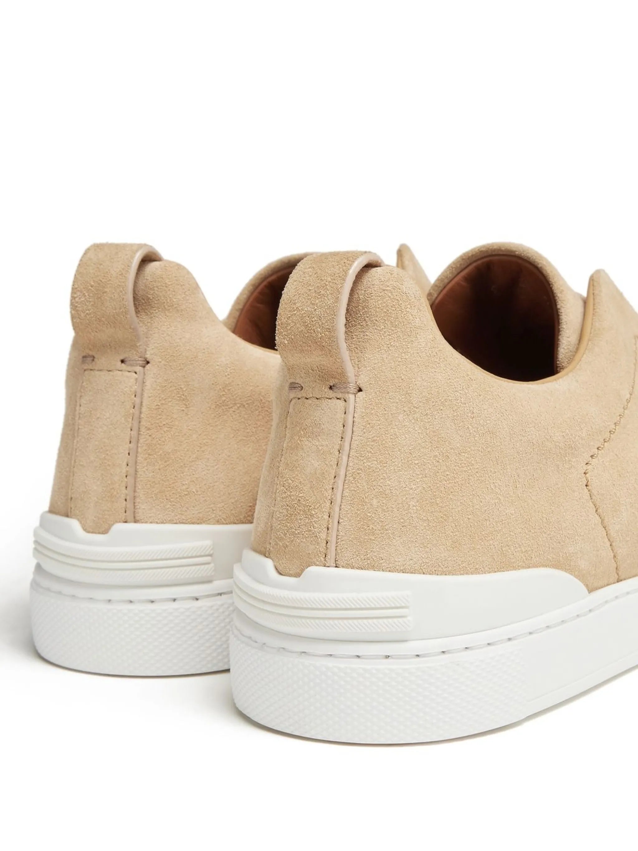 Triple Stitch suede sneakers