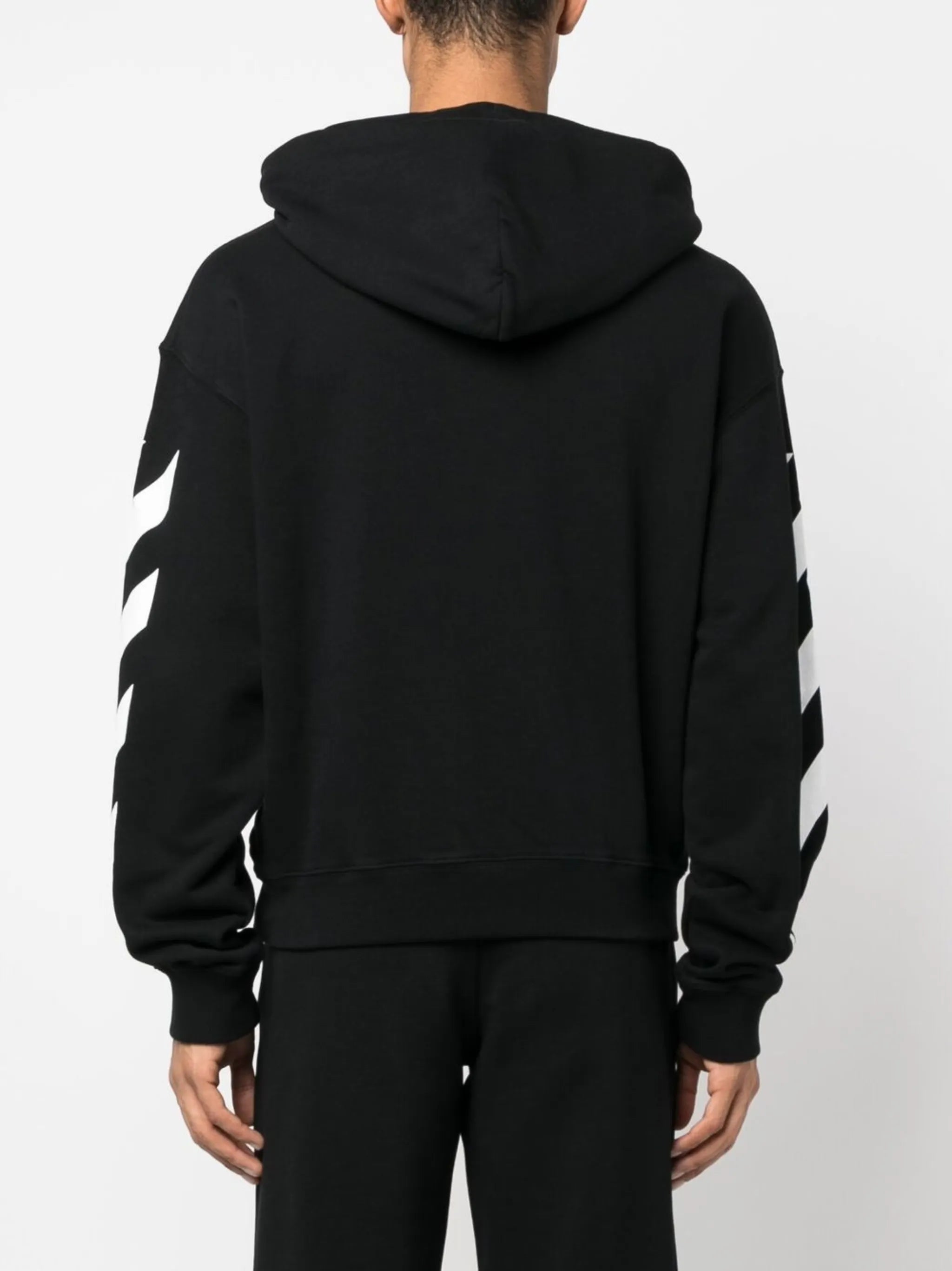 logo-print drawstring hoodie