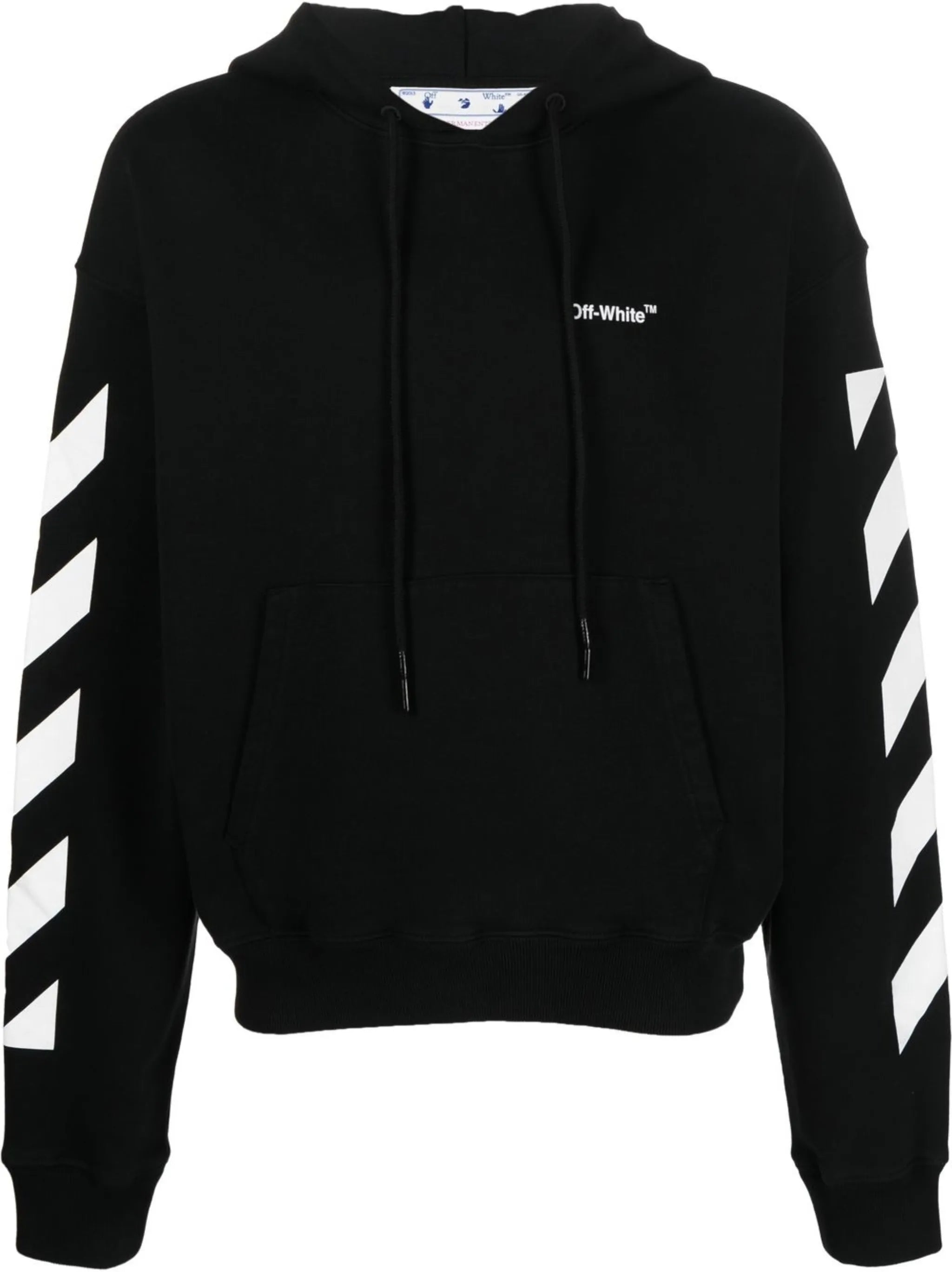 logo-print drawstring hoodie