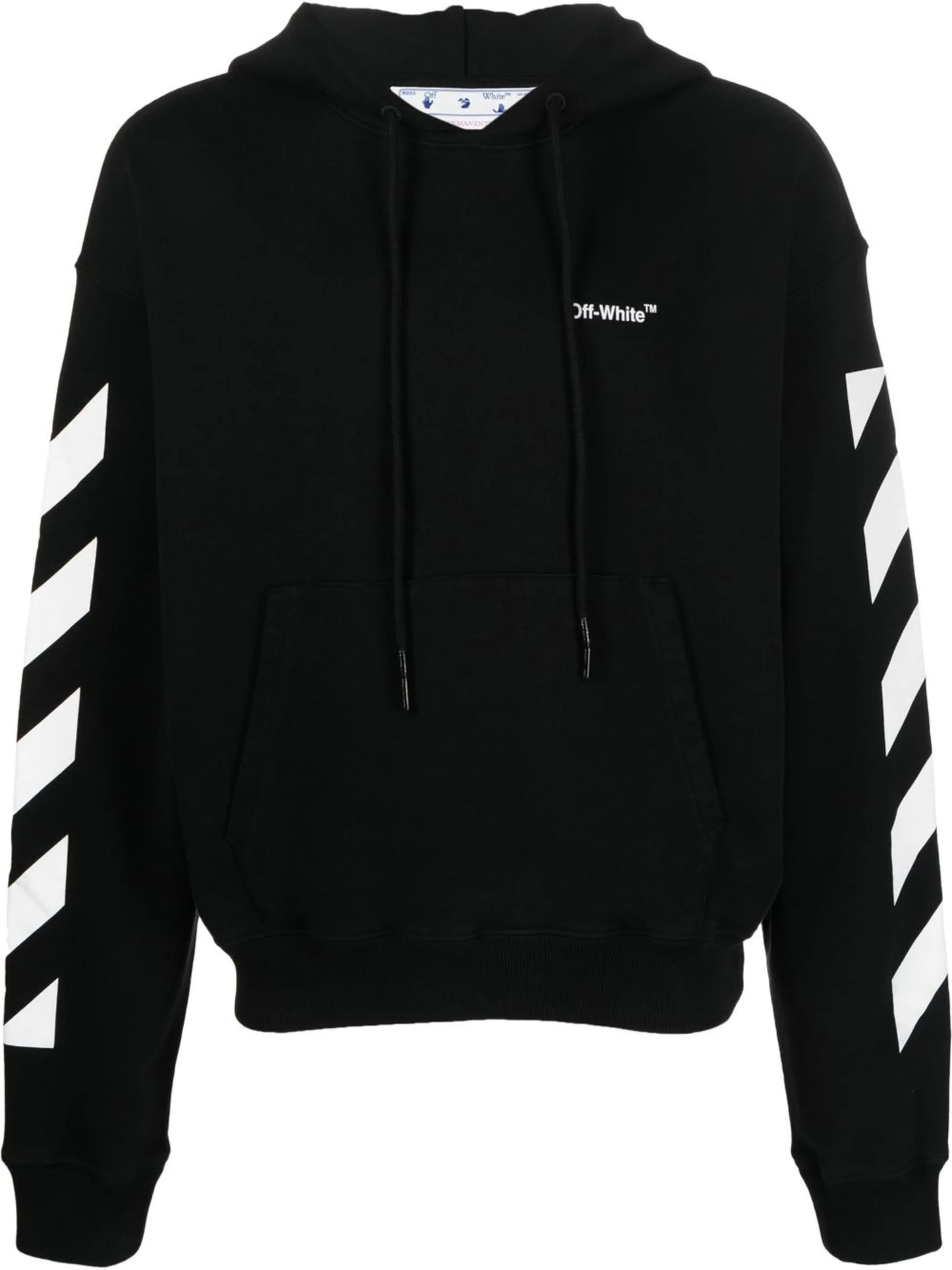 logo-print drawstring hoodie